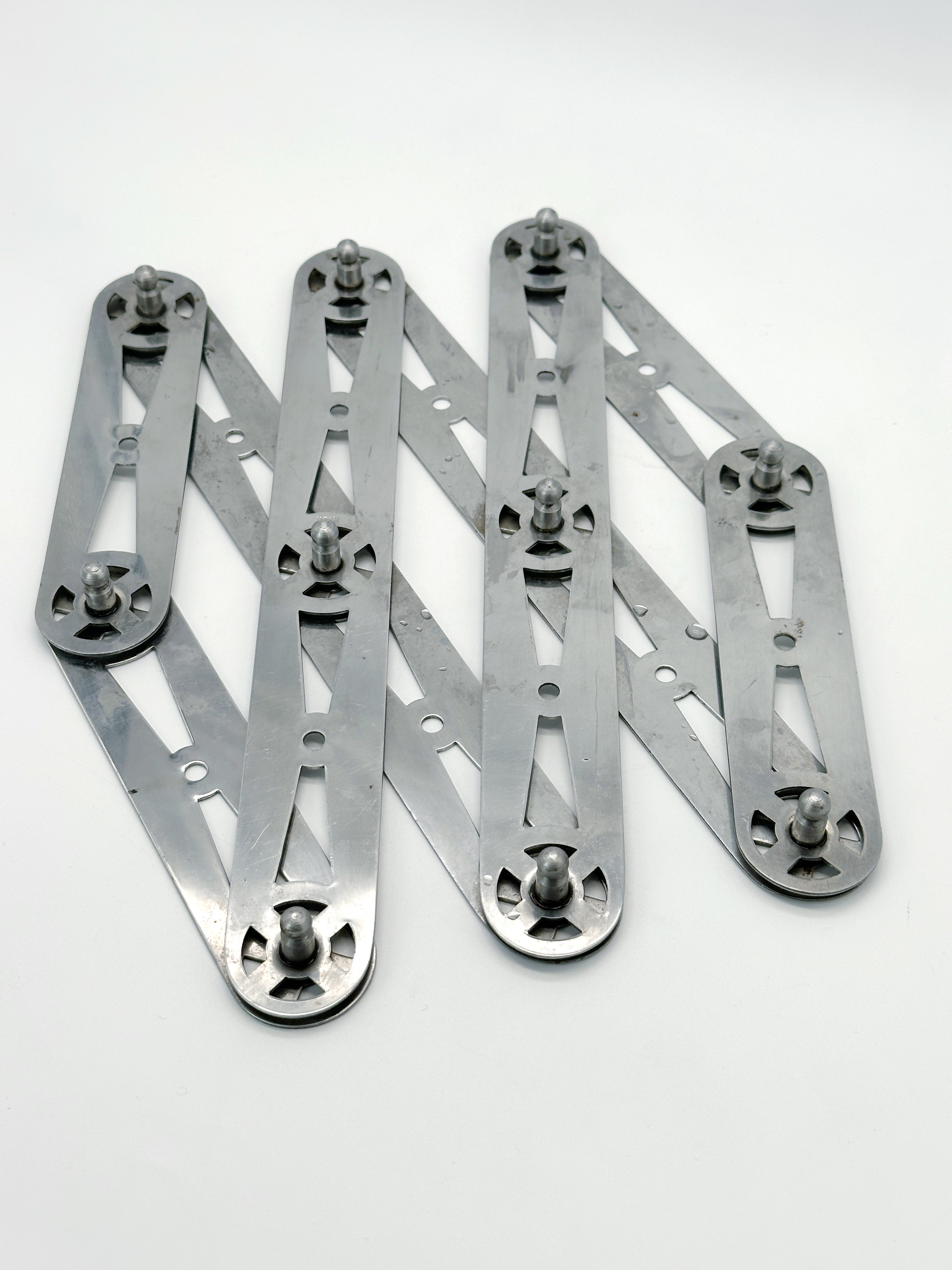 Vintage Topfuntersetzer Edelstahl Ausziehbar