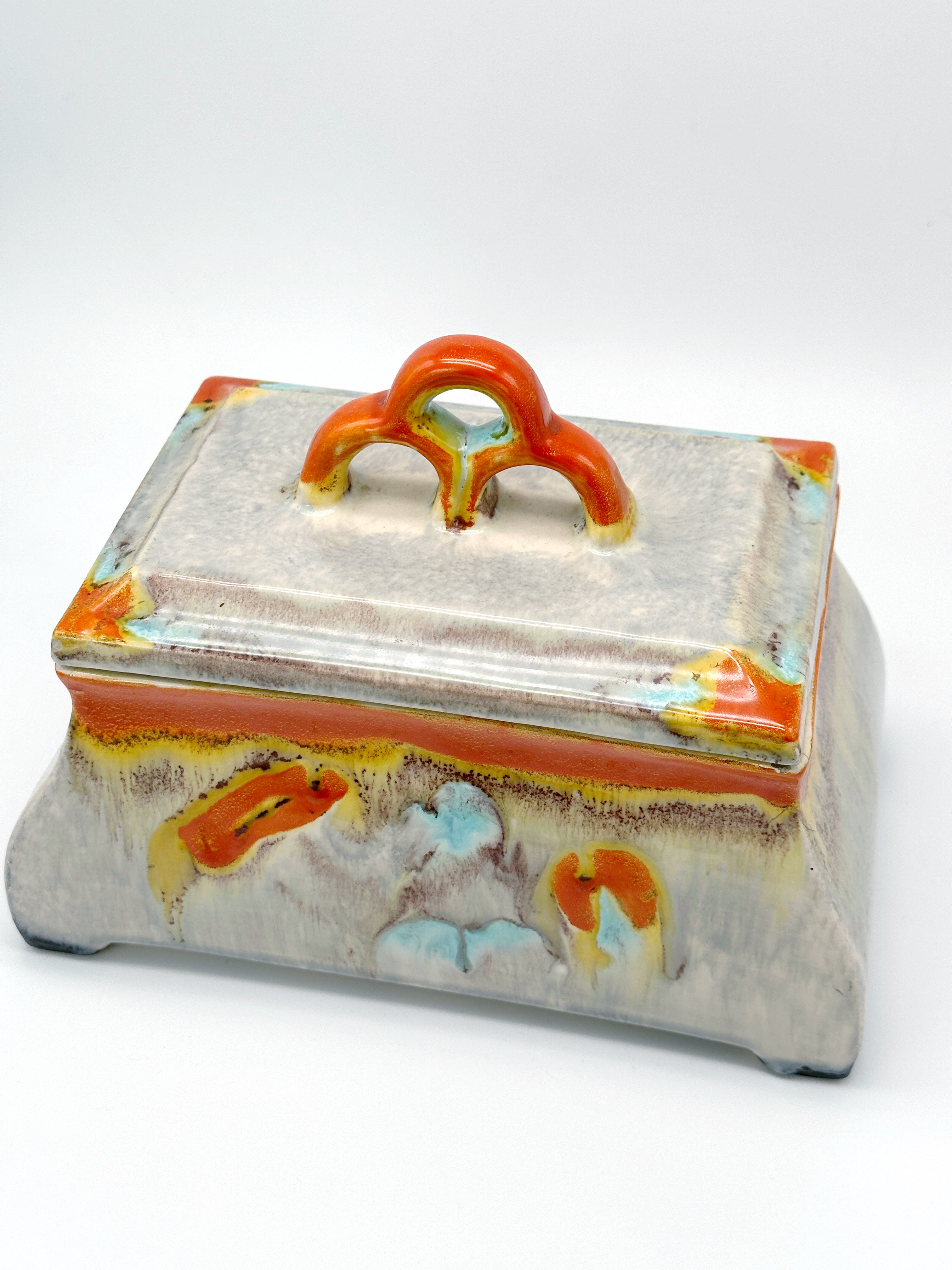 Wunderschöne Art Déco Deckeldose