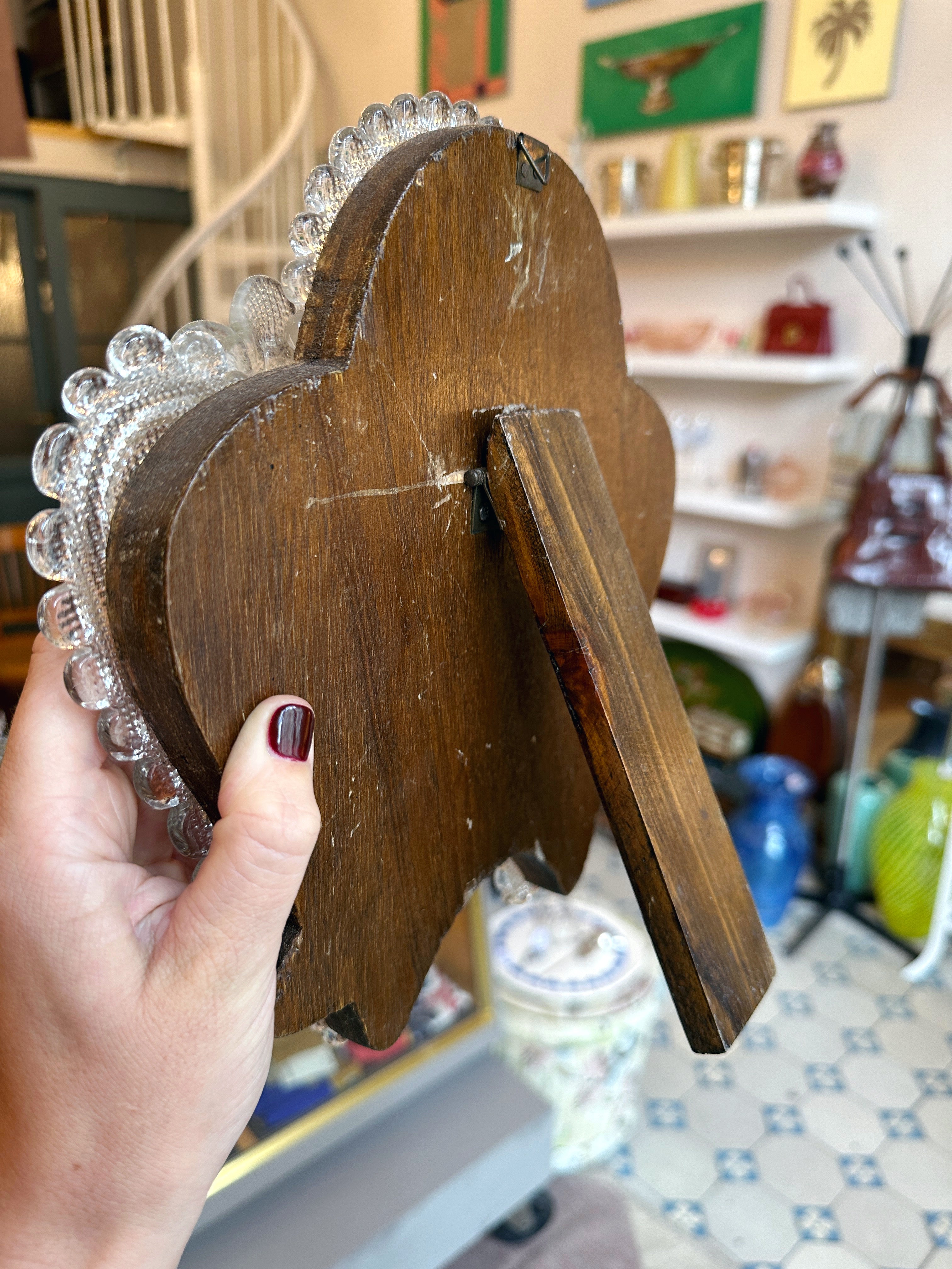 Murano glass mirror around 1950