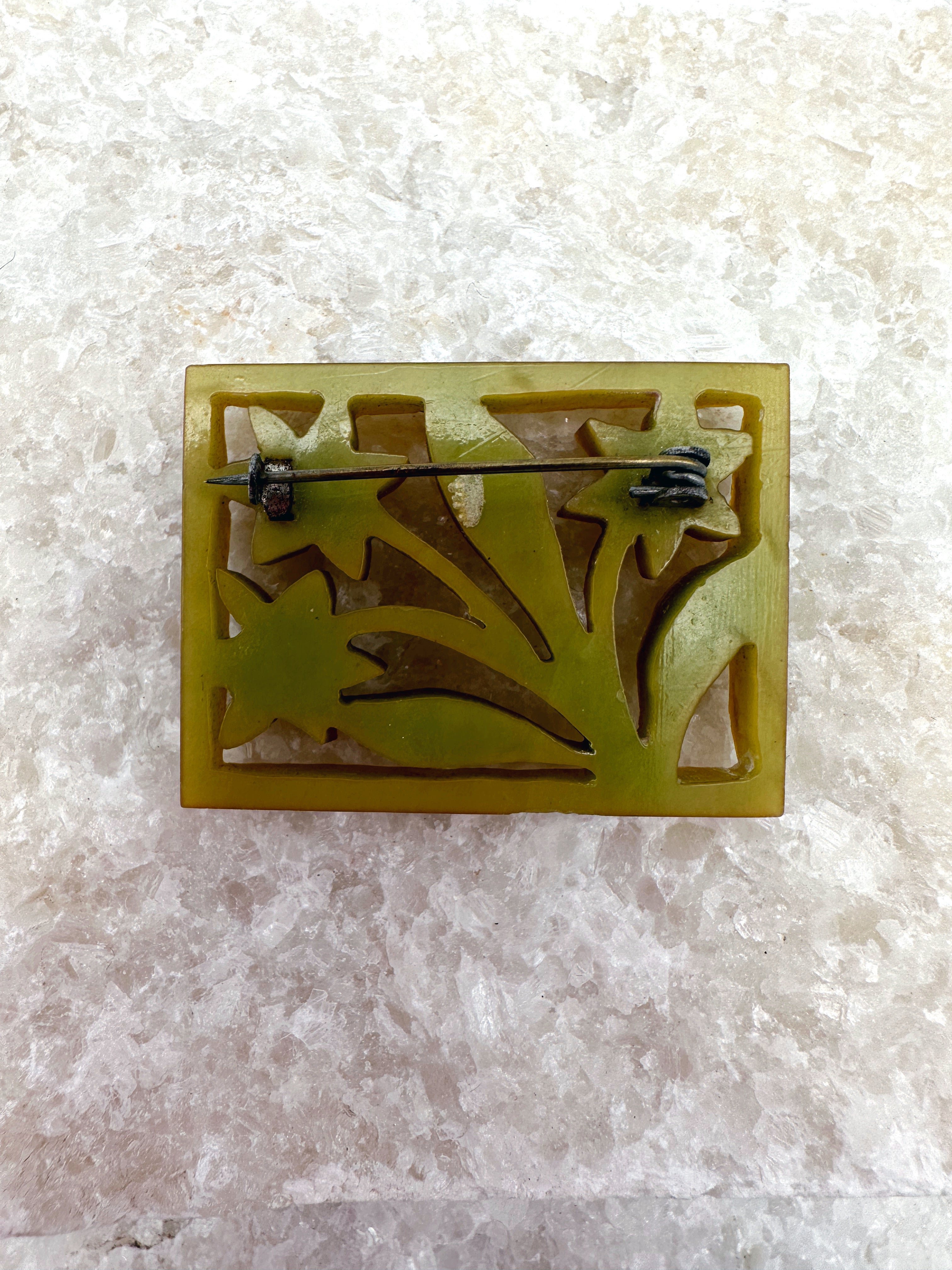 Vintage Bakelite brooch