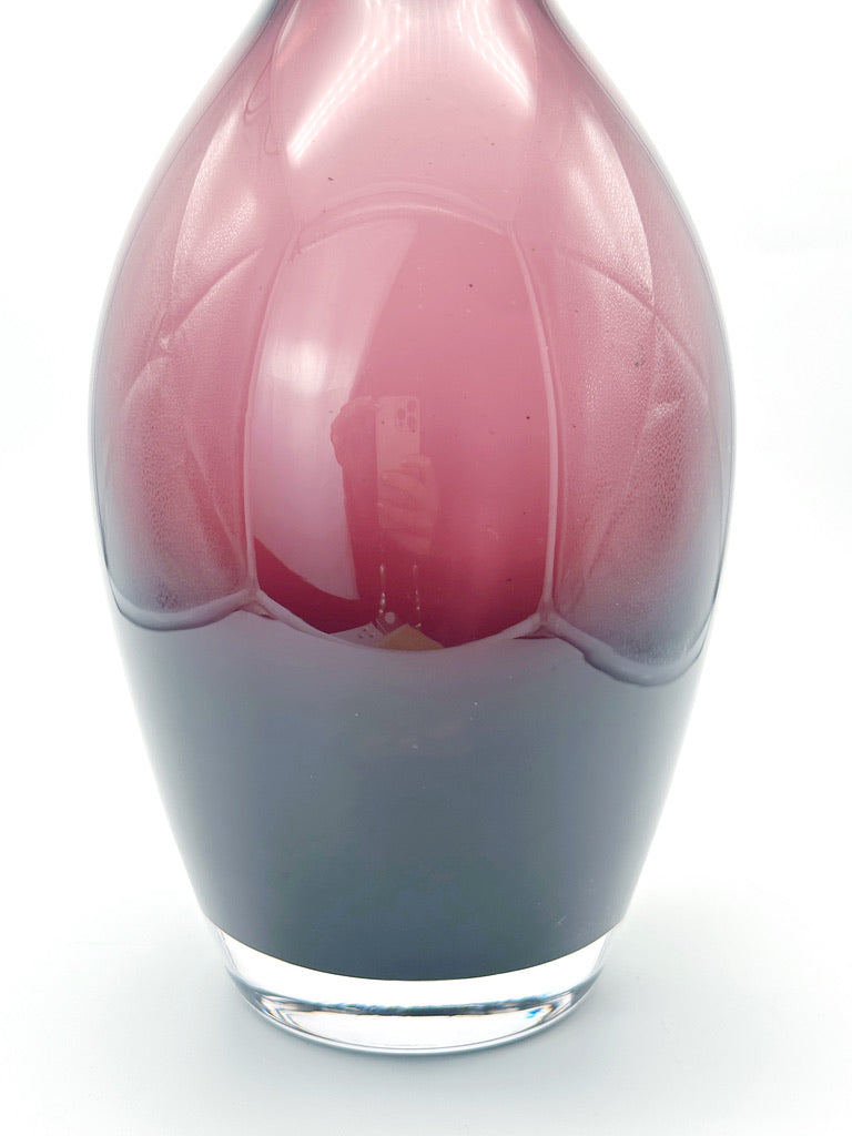 Vintage Vase oder Wasserkrug aus violettem Glas, um 1970