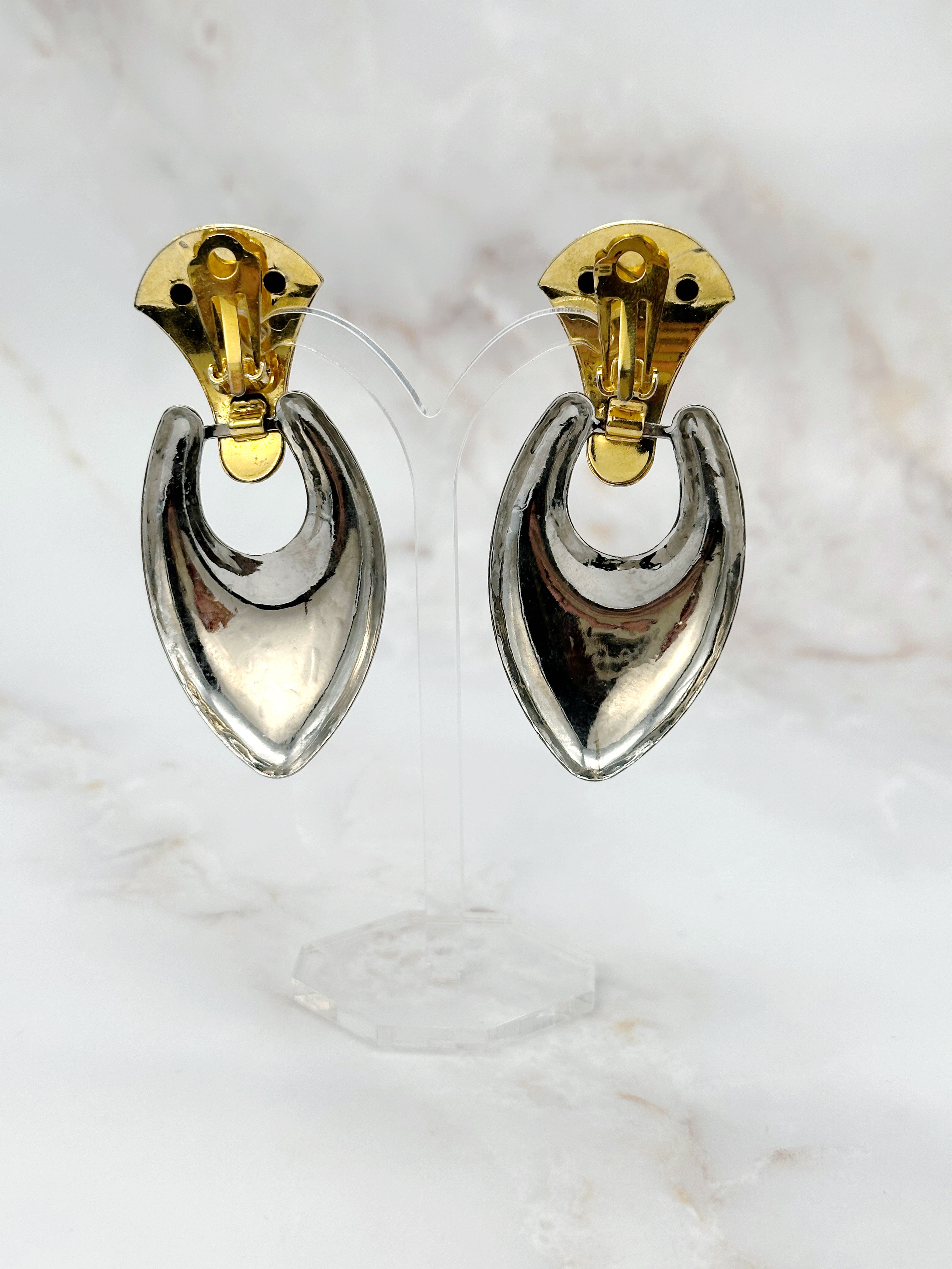 Atemberaubende VIntage Ohrclips um 1980