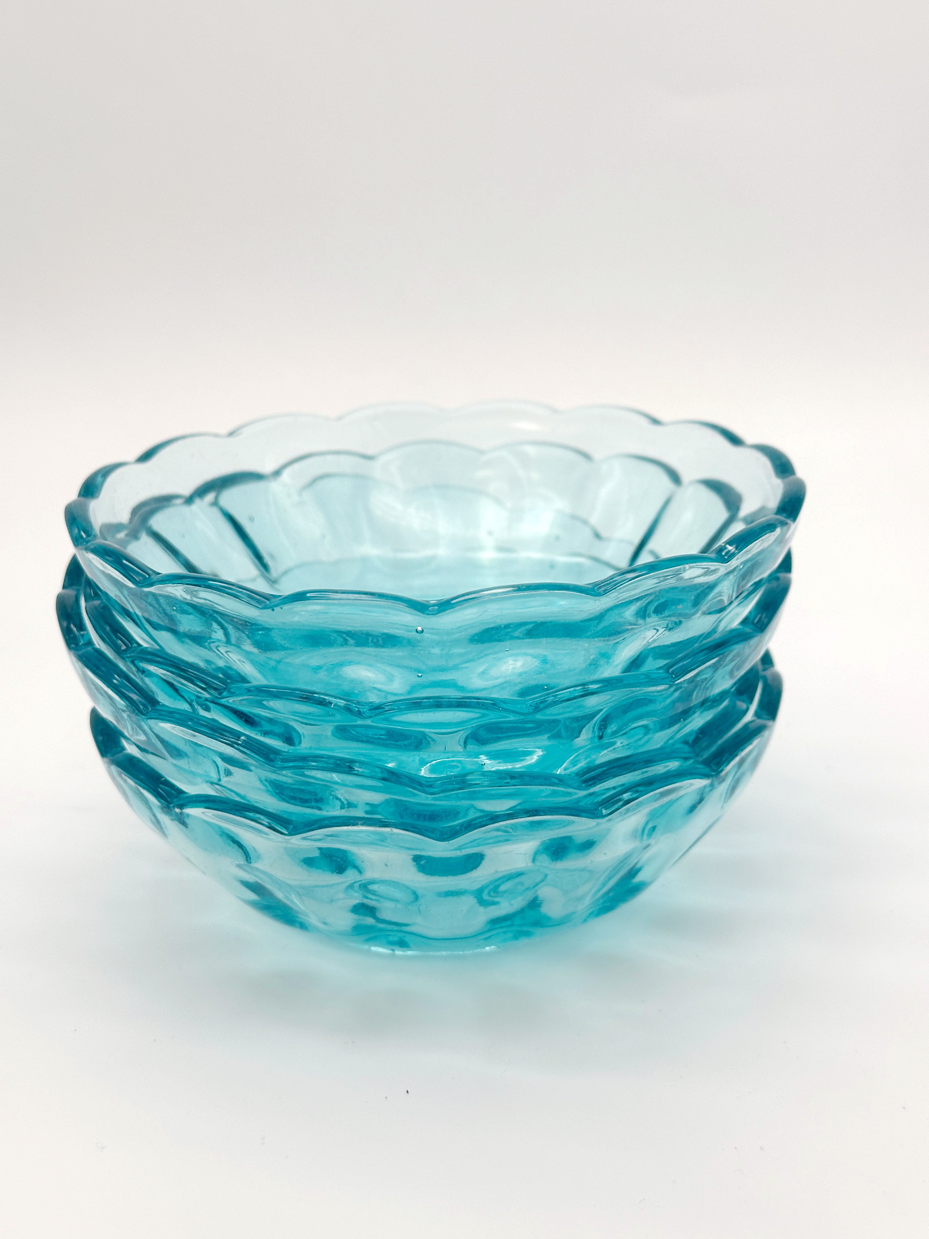 Vintage Salatschüsseln türkis