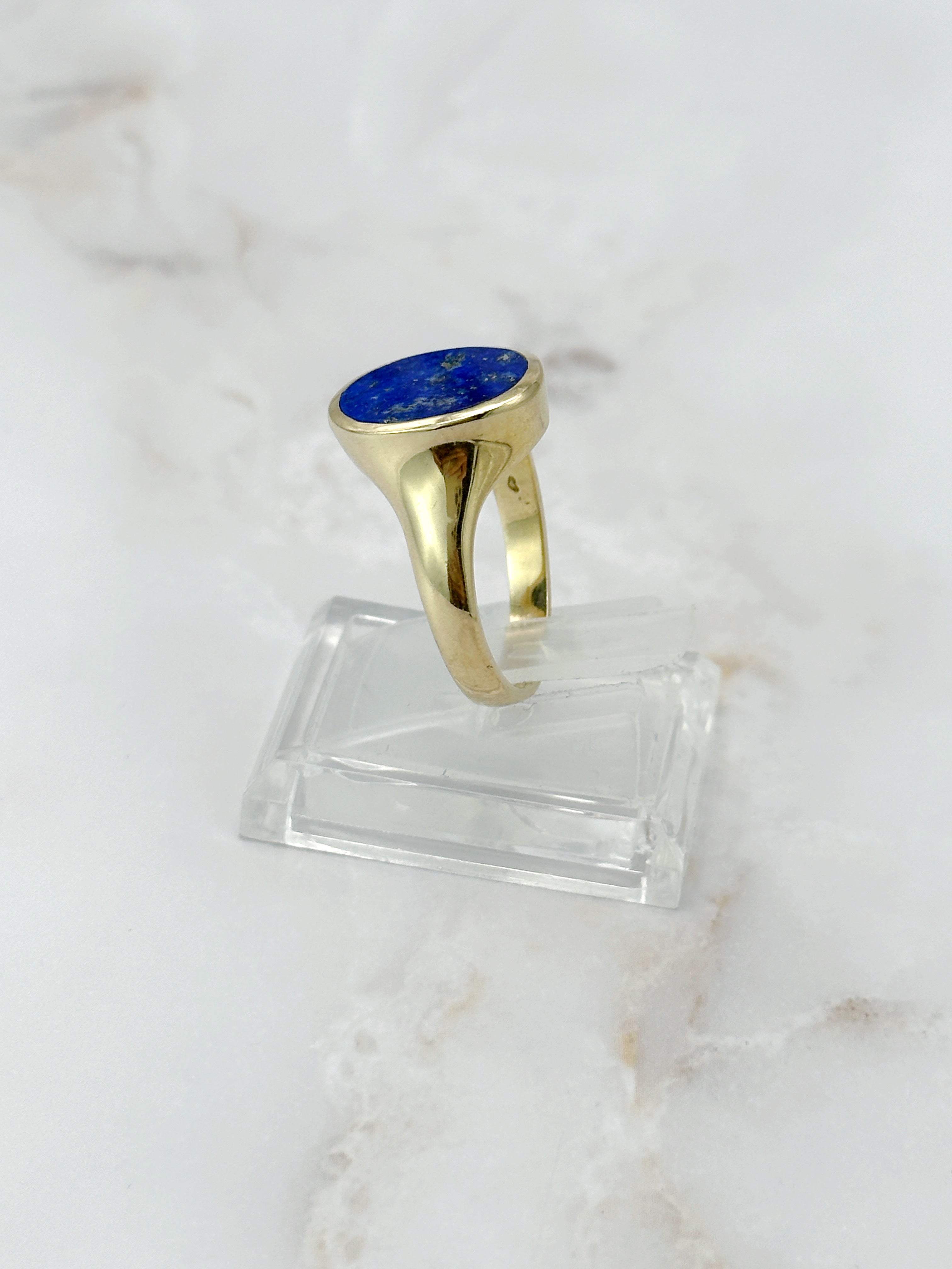 Vintage Ring mit Lapislazuli
