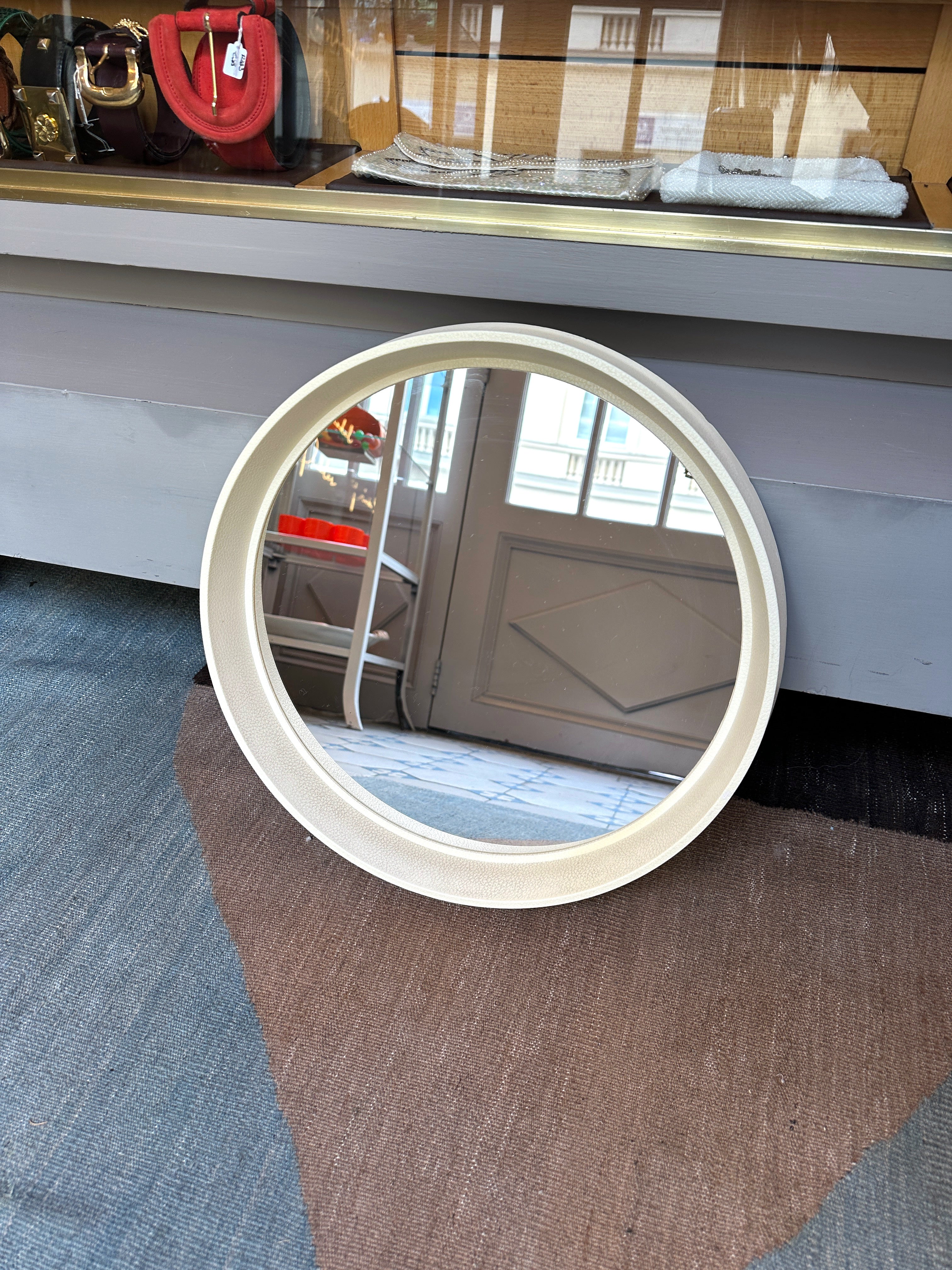 Round vintage mirror 1970