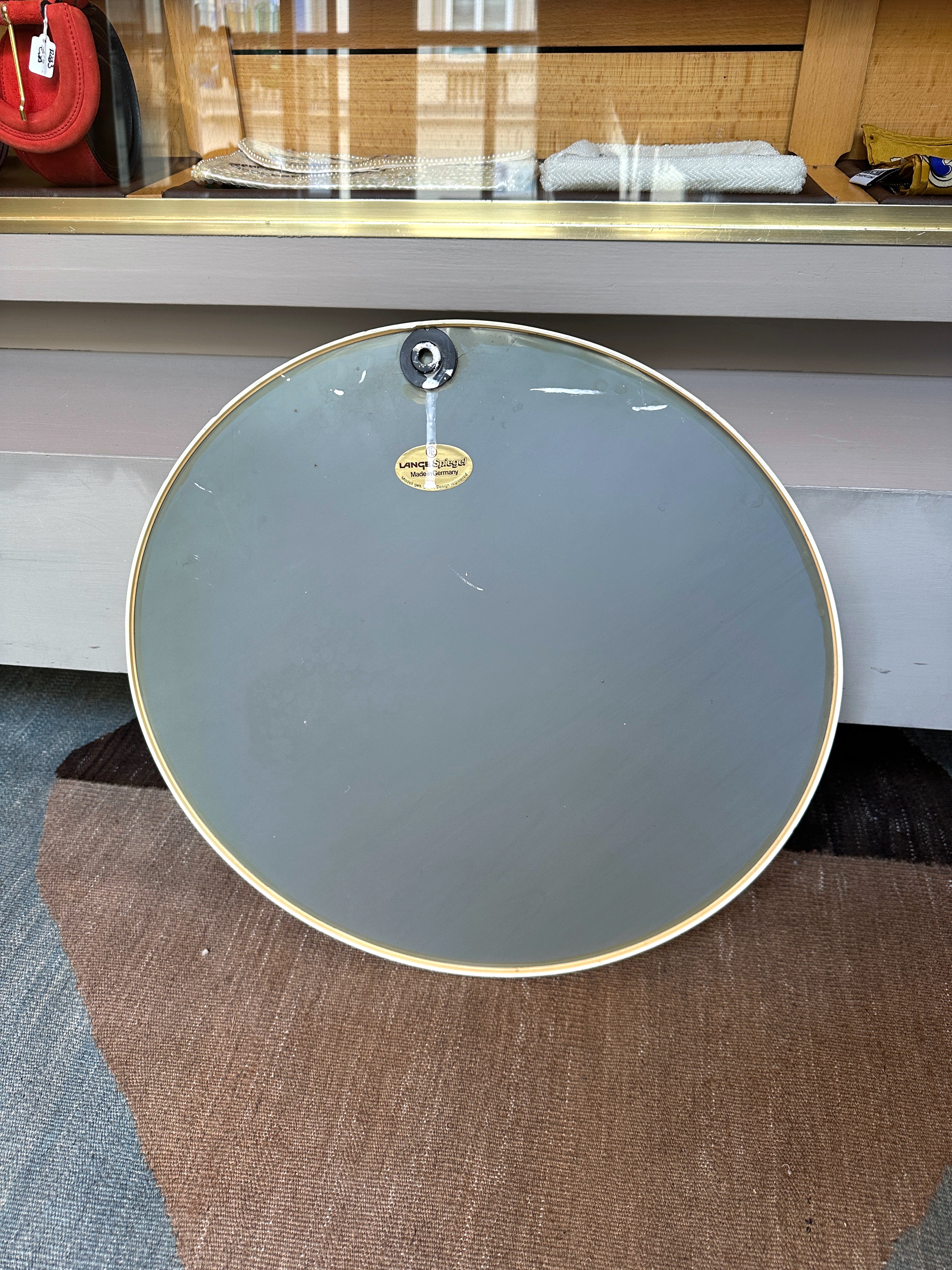 Round vintage mirror 1970