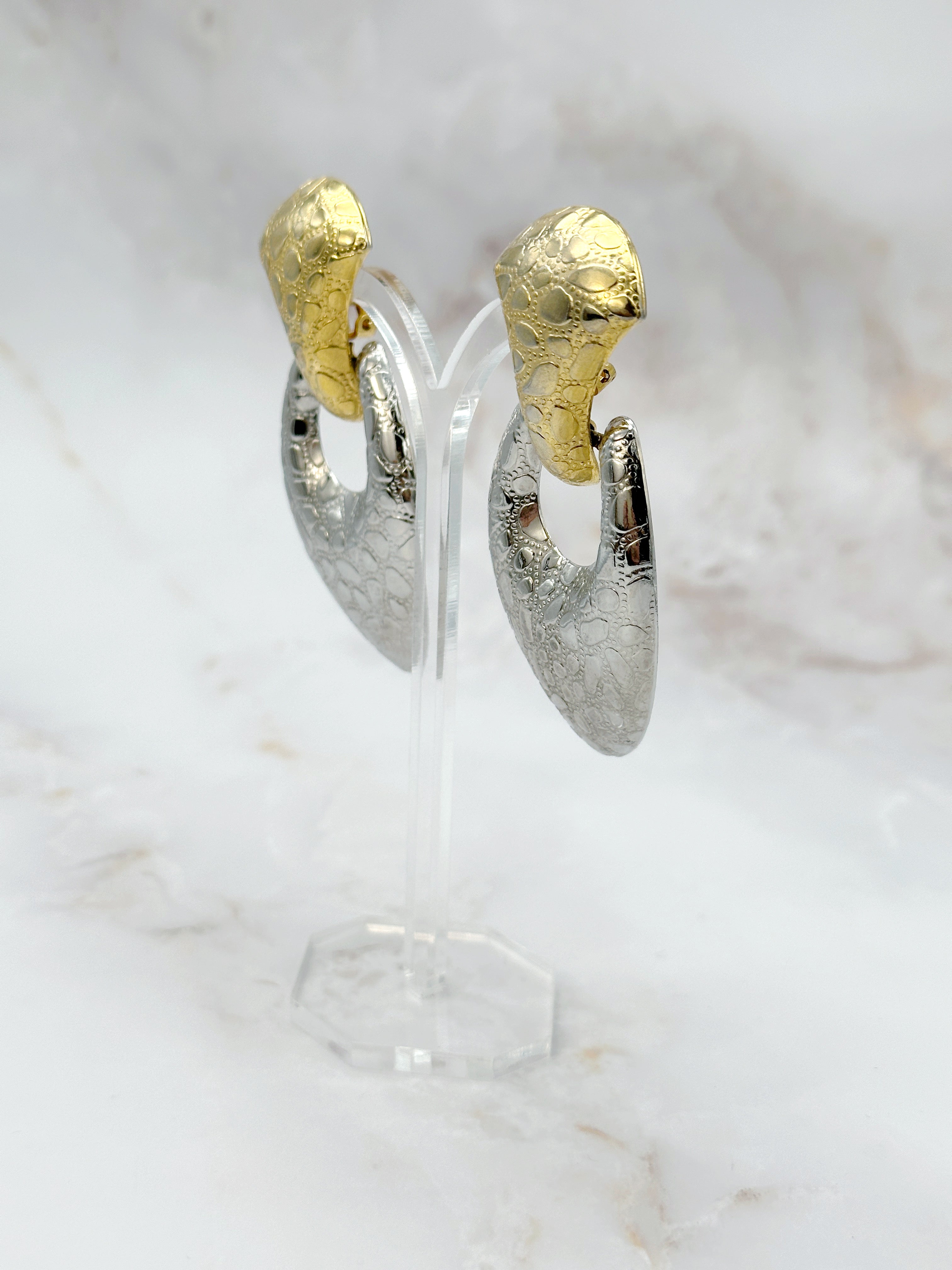 Atemberaubende VIntage Ohrclips um 1980