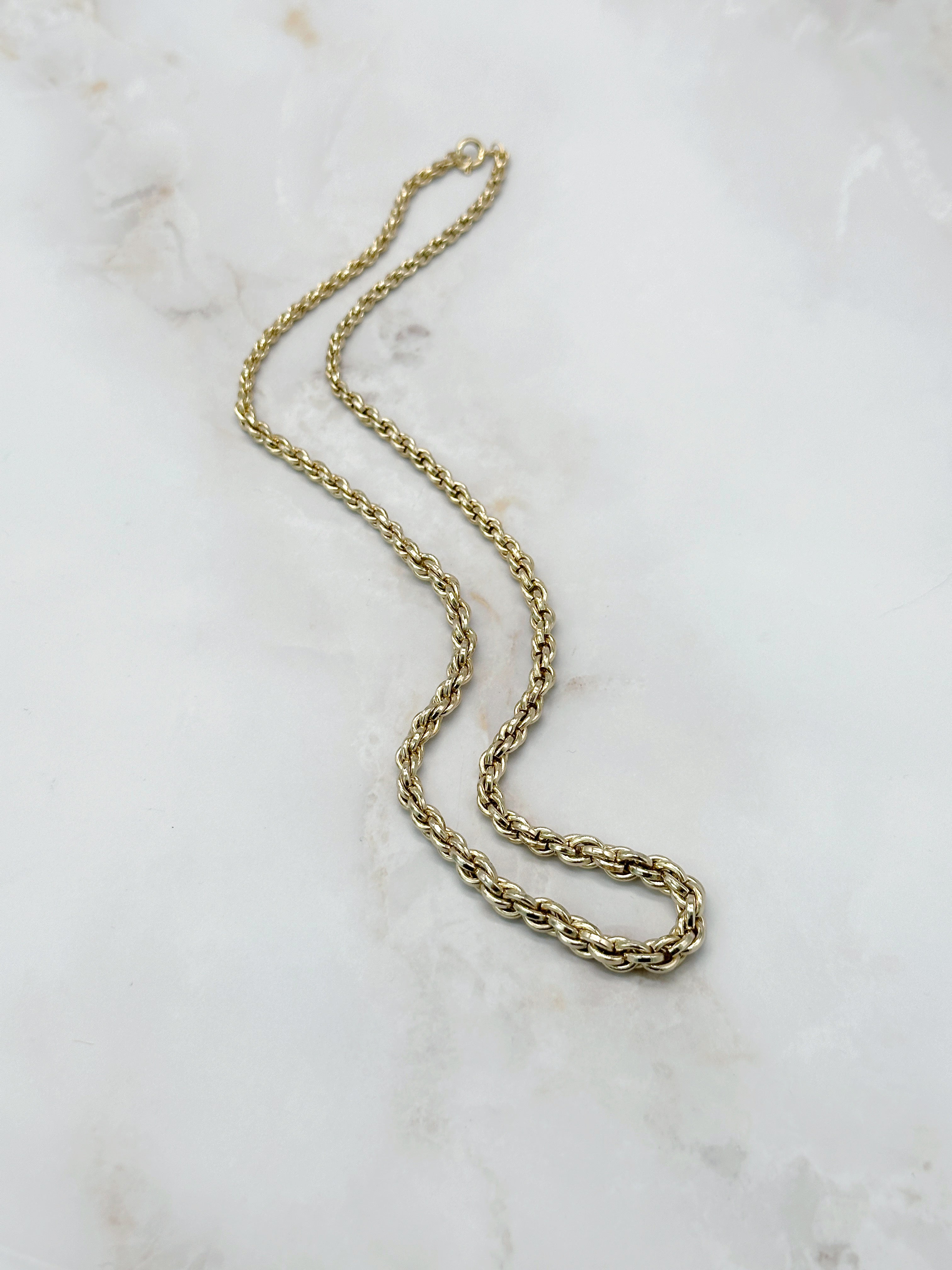 Feine Vintage Seilkette
