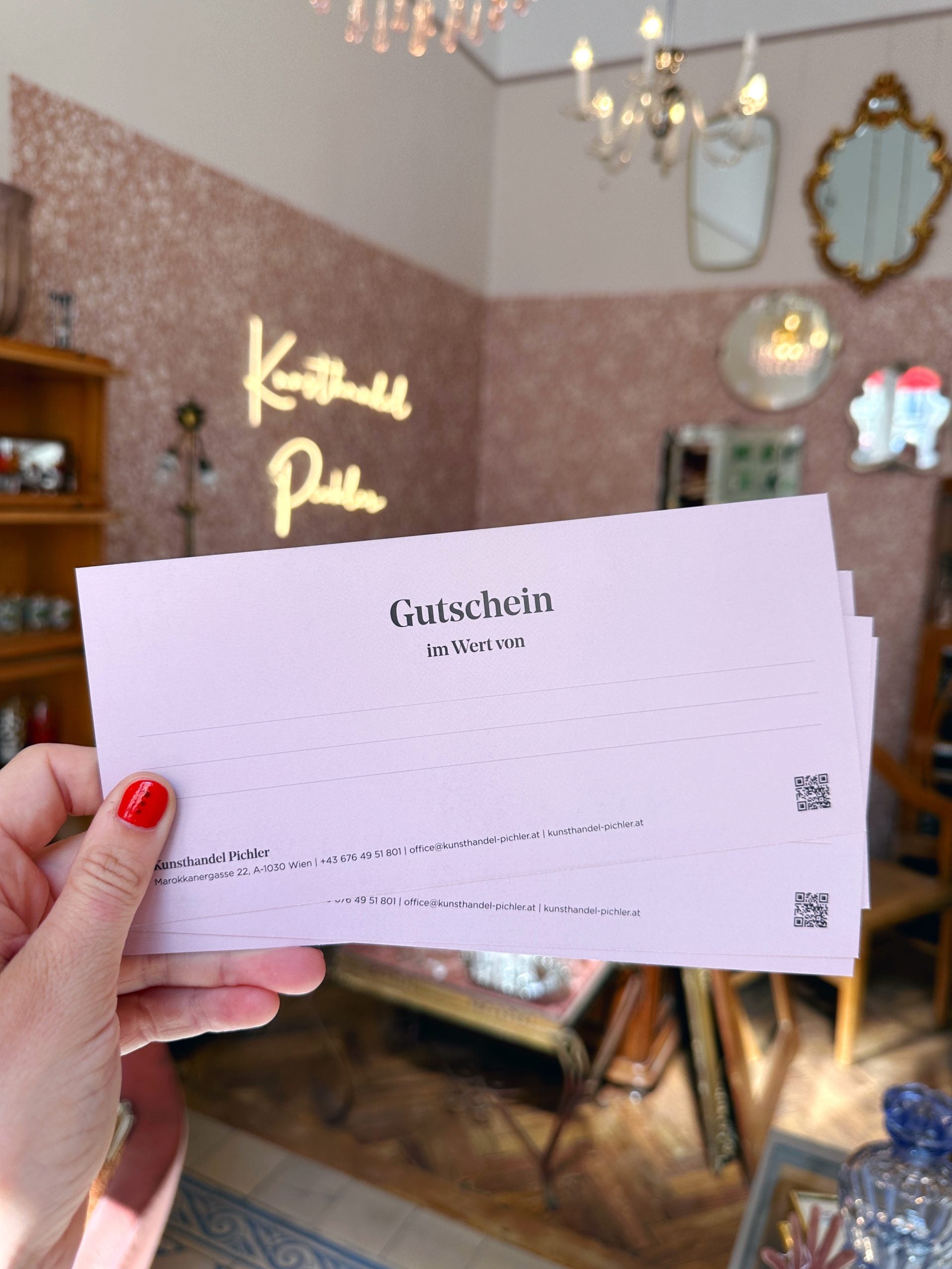 GUTSCHEINE vom Kunsthandel Pichler