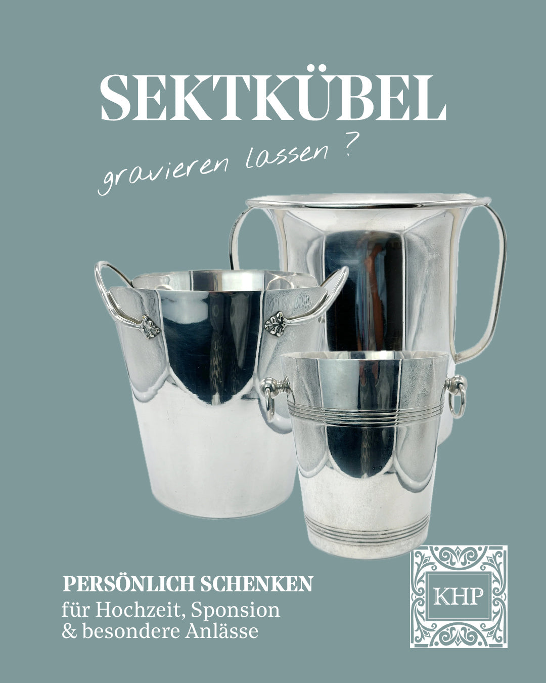 Sektkühler gravieren lassen: ein persönliches Geschenk für Hochzeit, Sponsion und besondere Anlässe