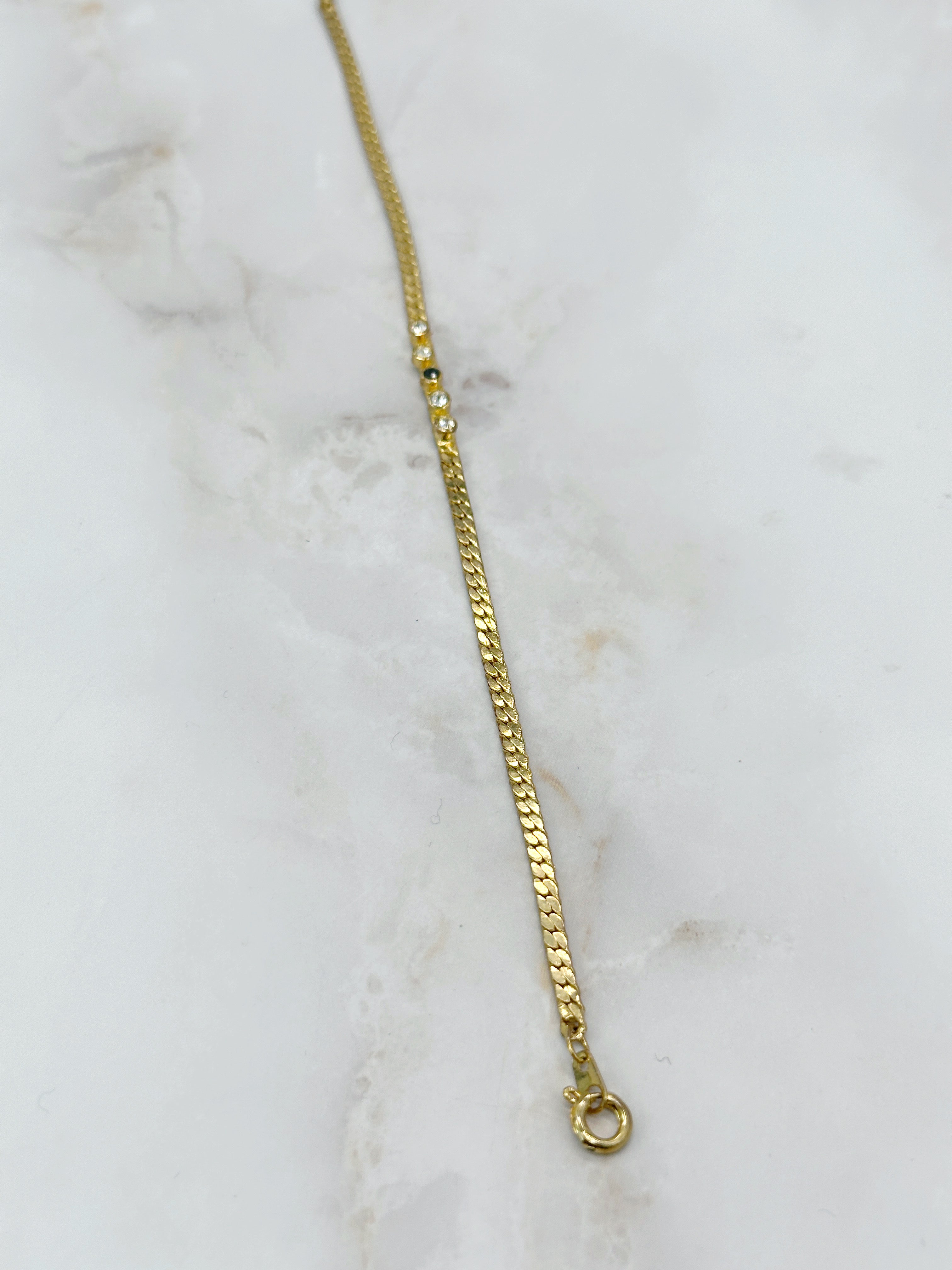 Filigranes vergoldetes Vintage-Armband