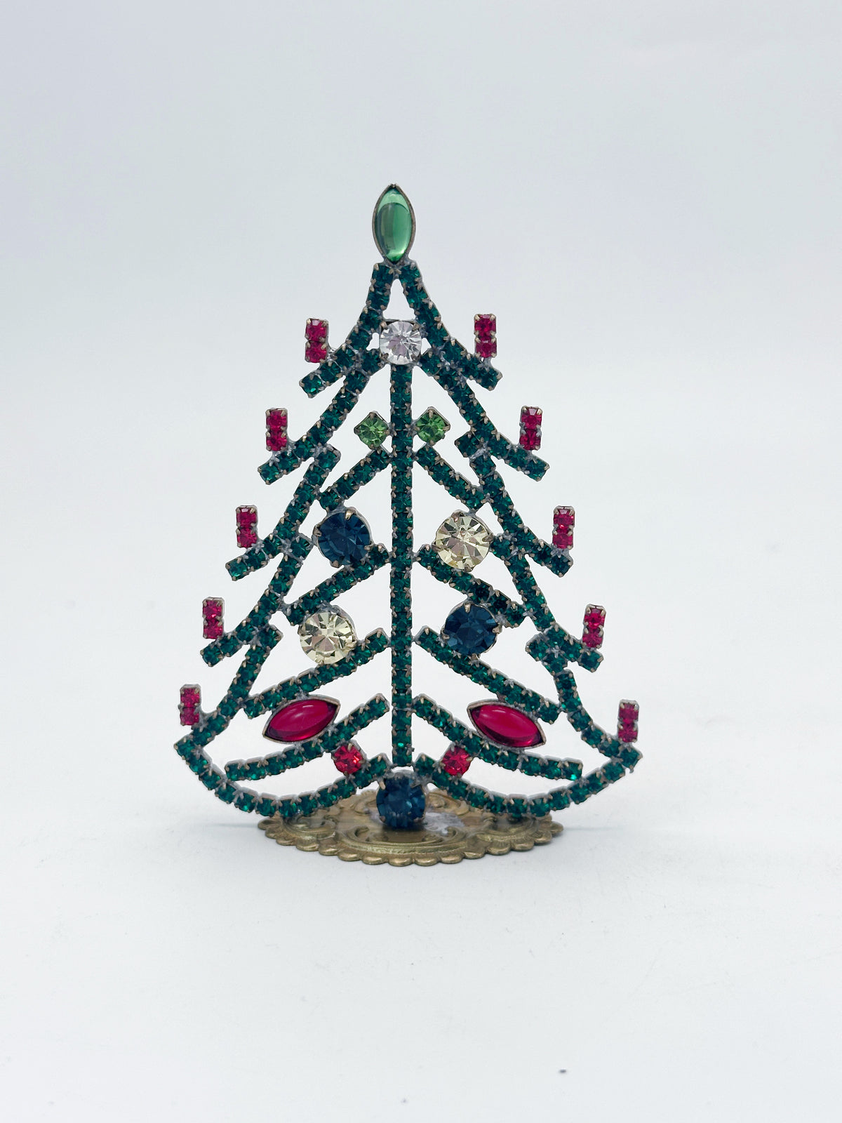 Gablonzer Vintage Christbaum in klassischer Form