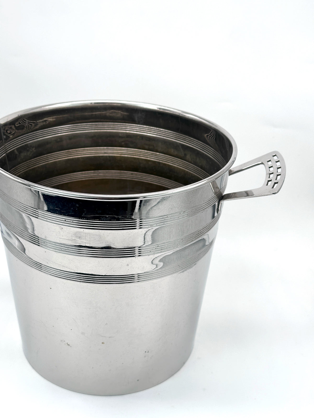 WMF Sektkühler aus vernickeltem Metall um 1925–1930