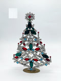 Prächtiger Gablonzer Christbaum aus Strass & Kristall