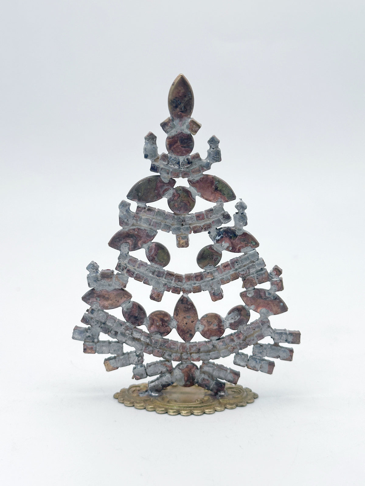 Gablonzer Christbaum mit changierenden Steinen