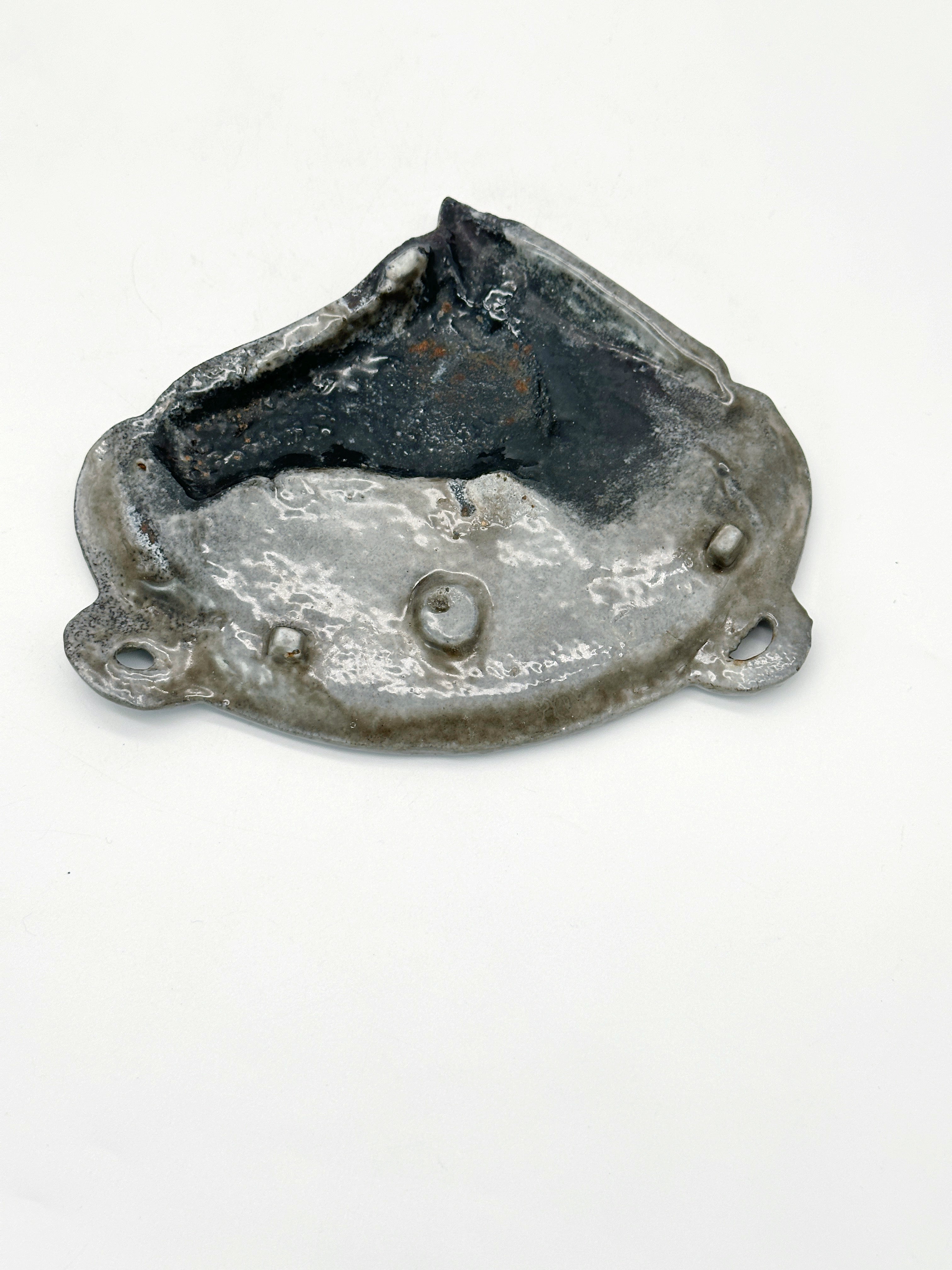 Vintage Gusseisen Ablage mit Pferdemotiv