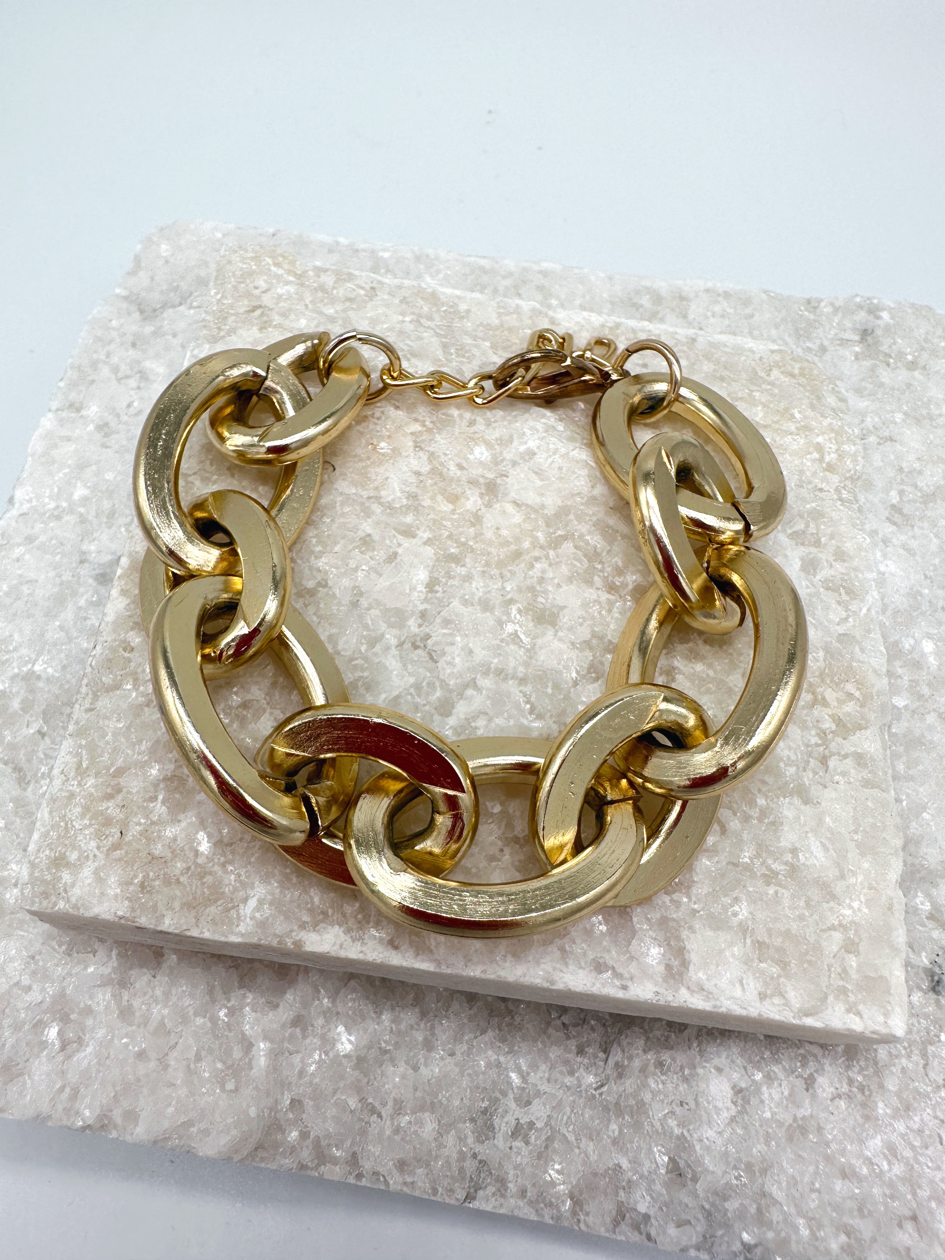Vintage Gliederarmband mit großen Gliedern