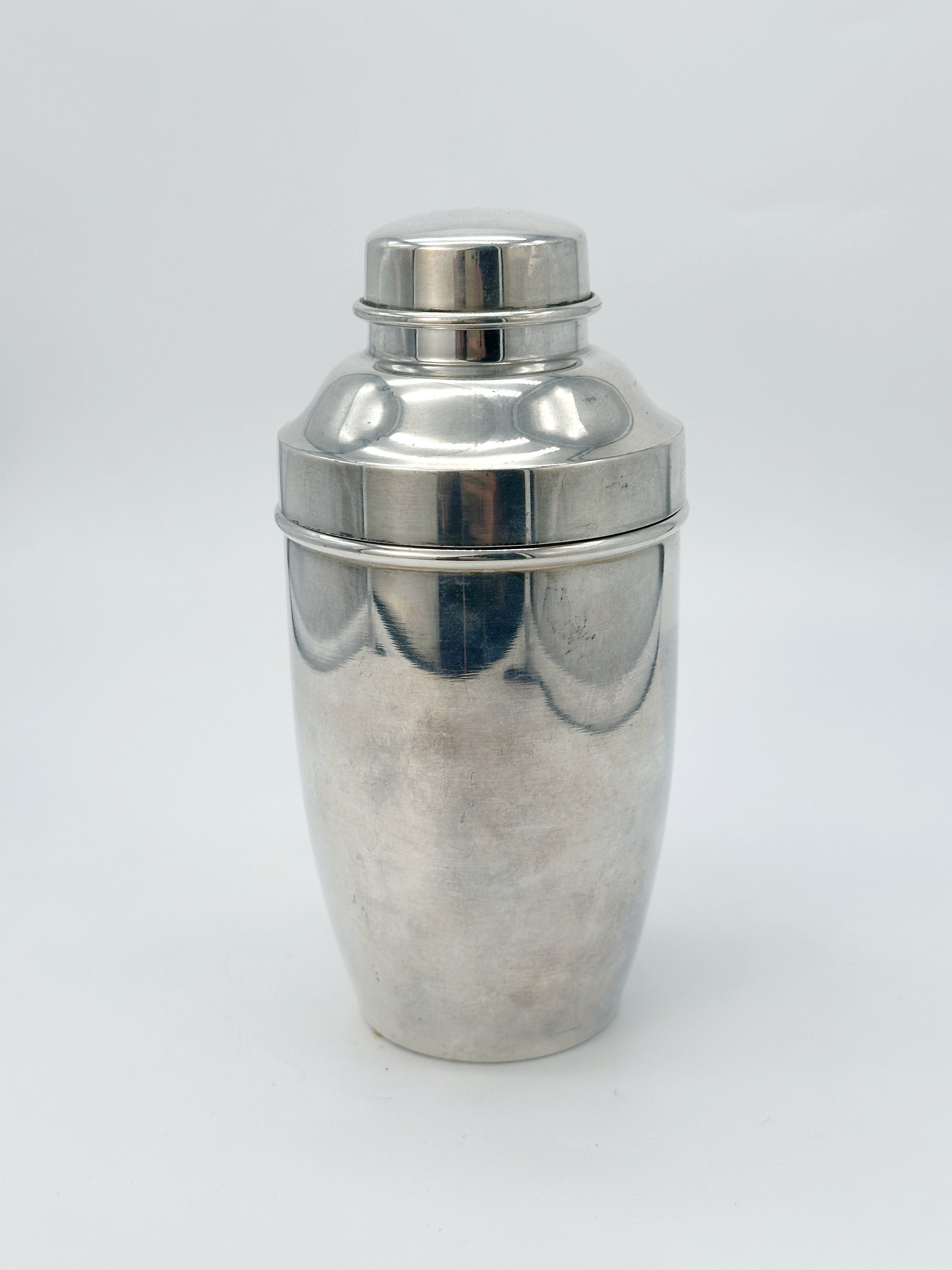 Kleiner Vintage Cocktailshaker von Wolff Pforzheim, versilbert