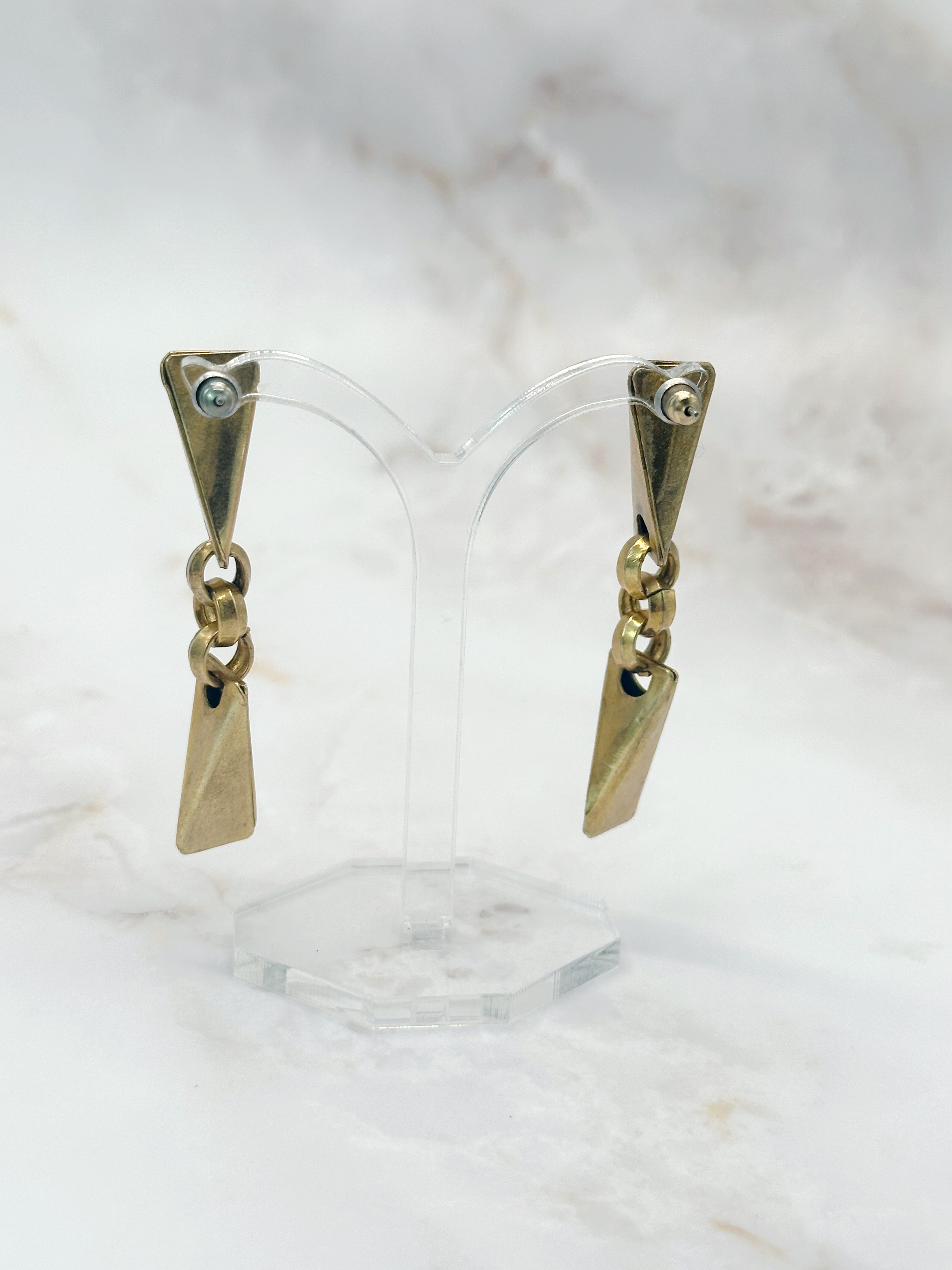 Lange Statement Ohrringe im Skandinavischen Design