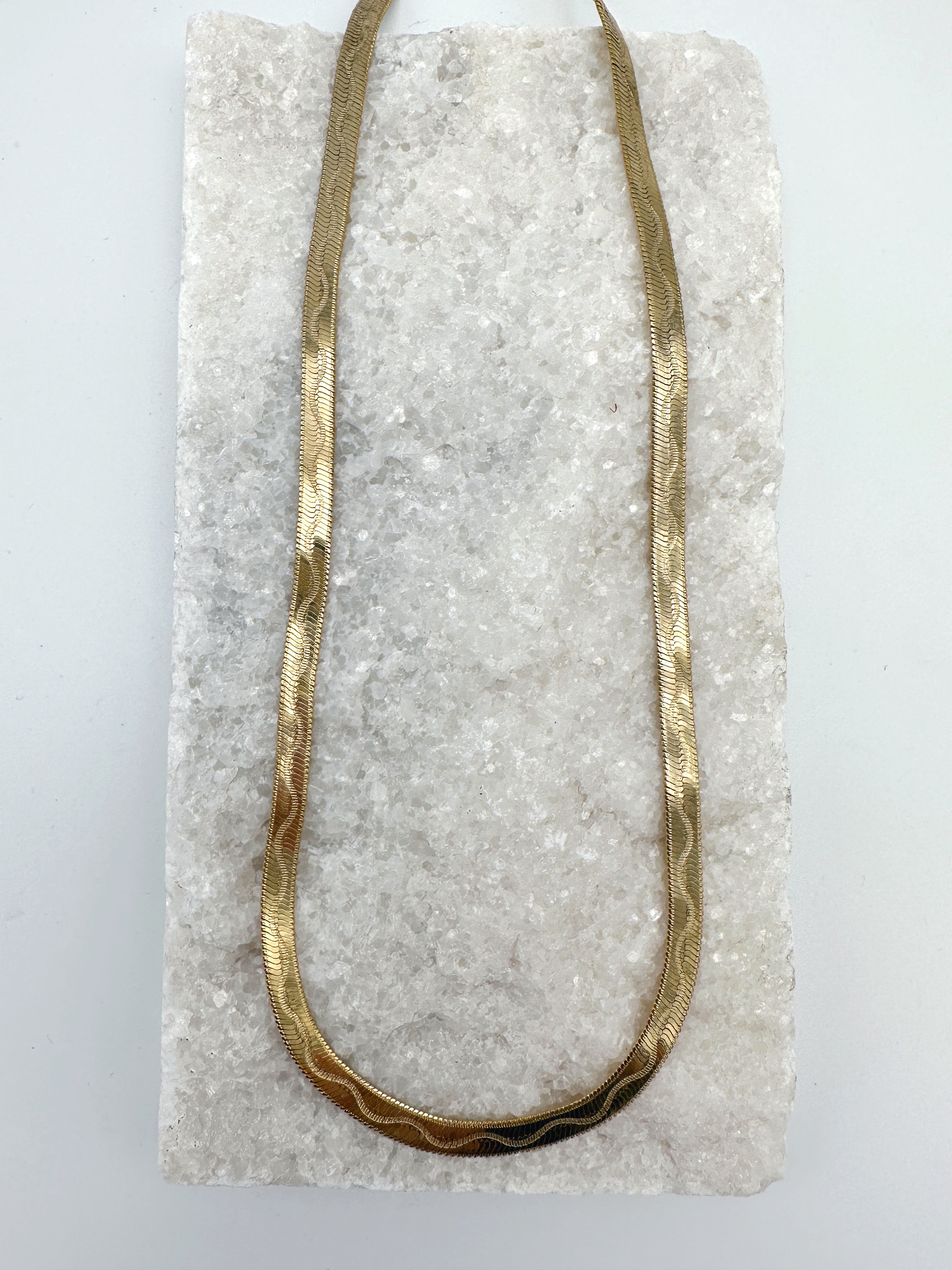 Vintage Kette mit Wellenmotiv