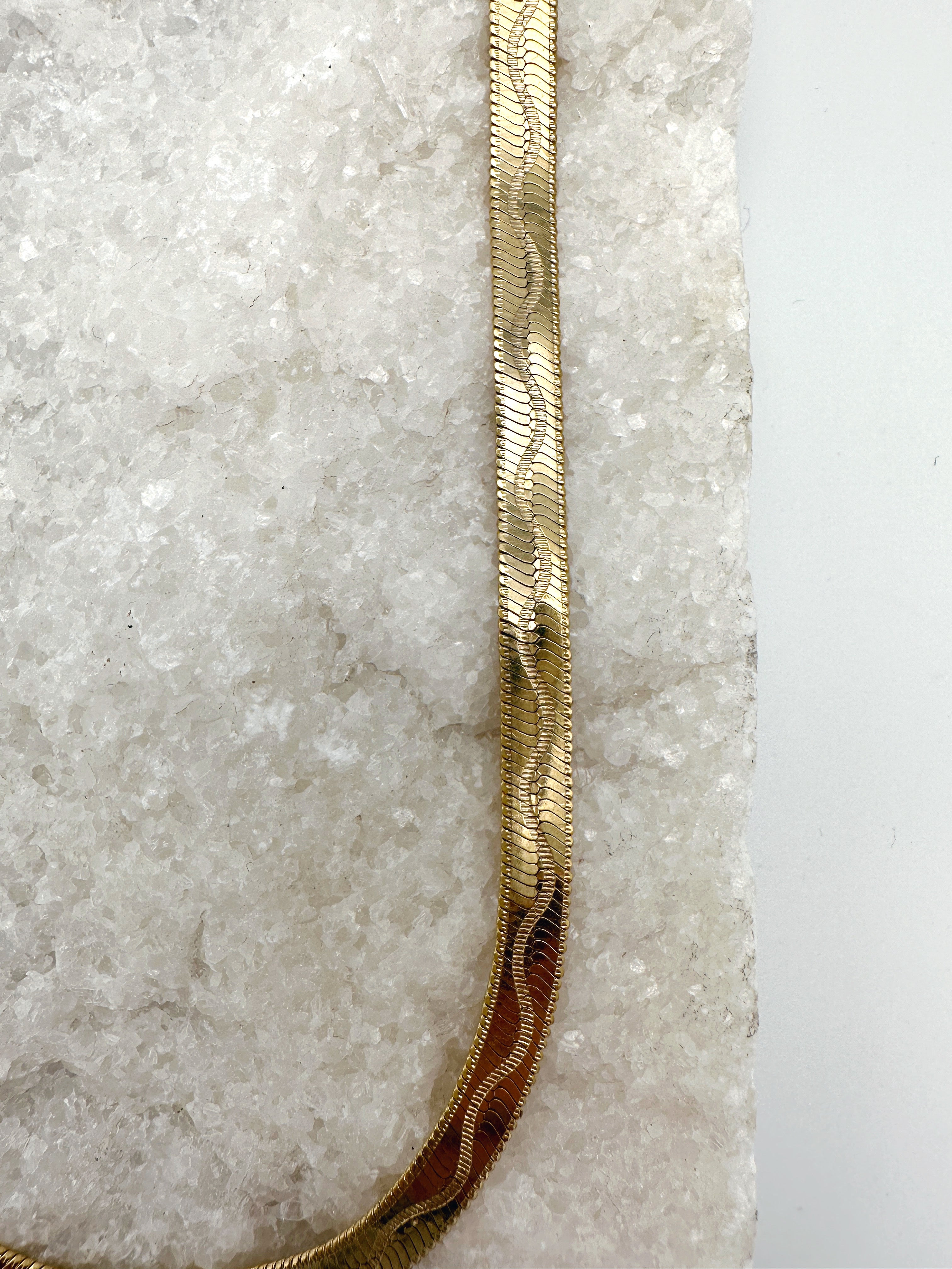 Vintage Kette mit Wellenmotiv