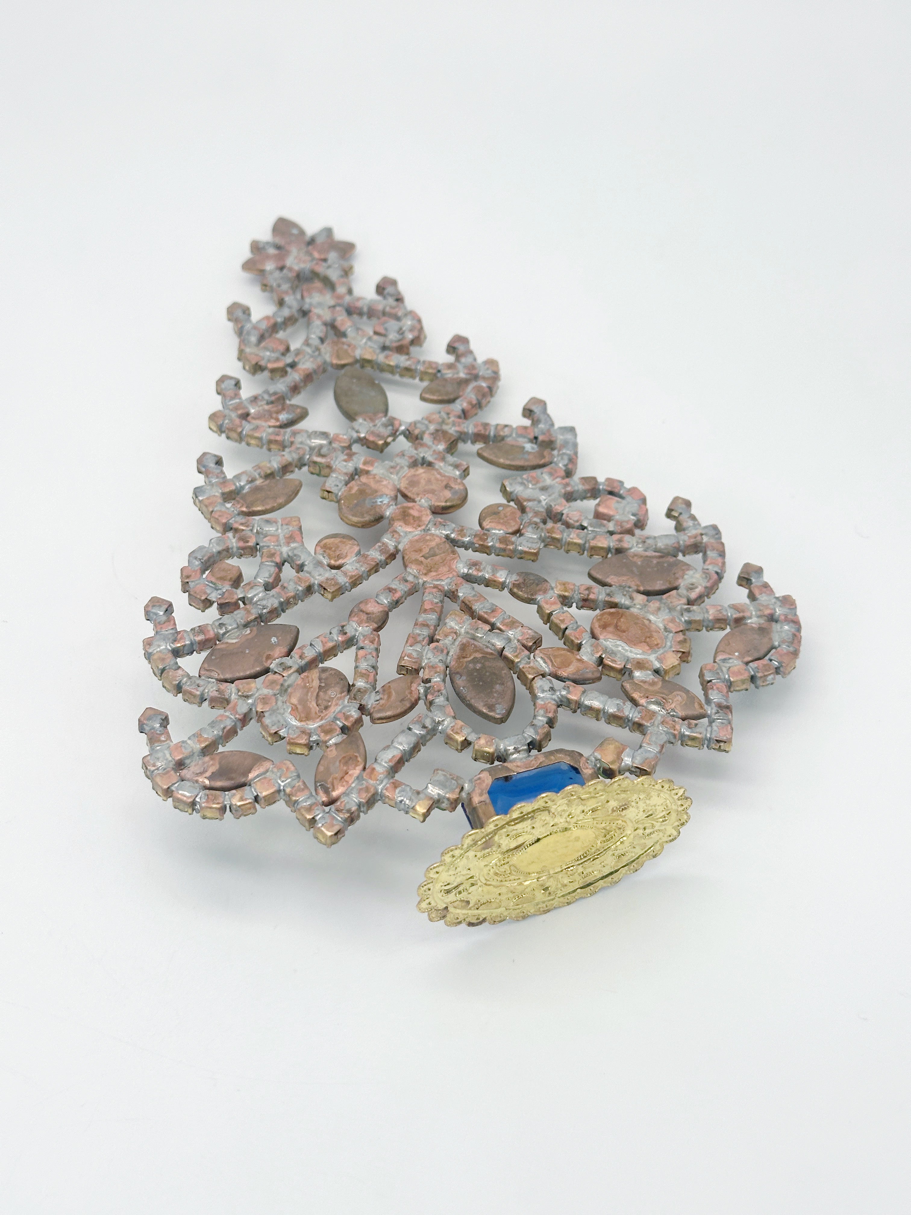 Prächtiger Gablonzer Christbaum aus Strass & Kristall