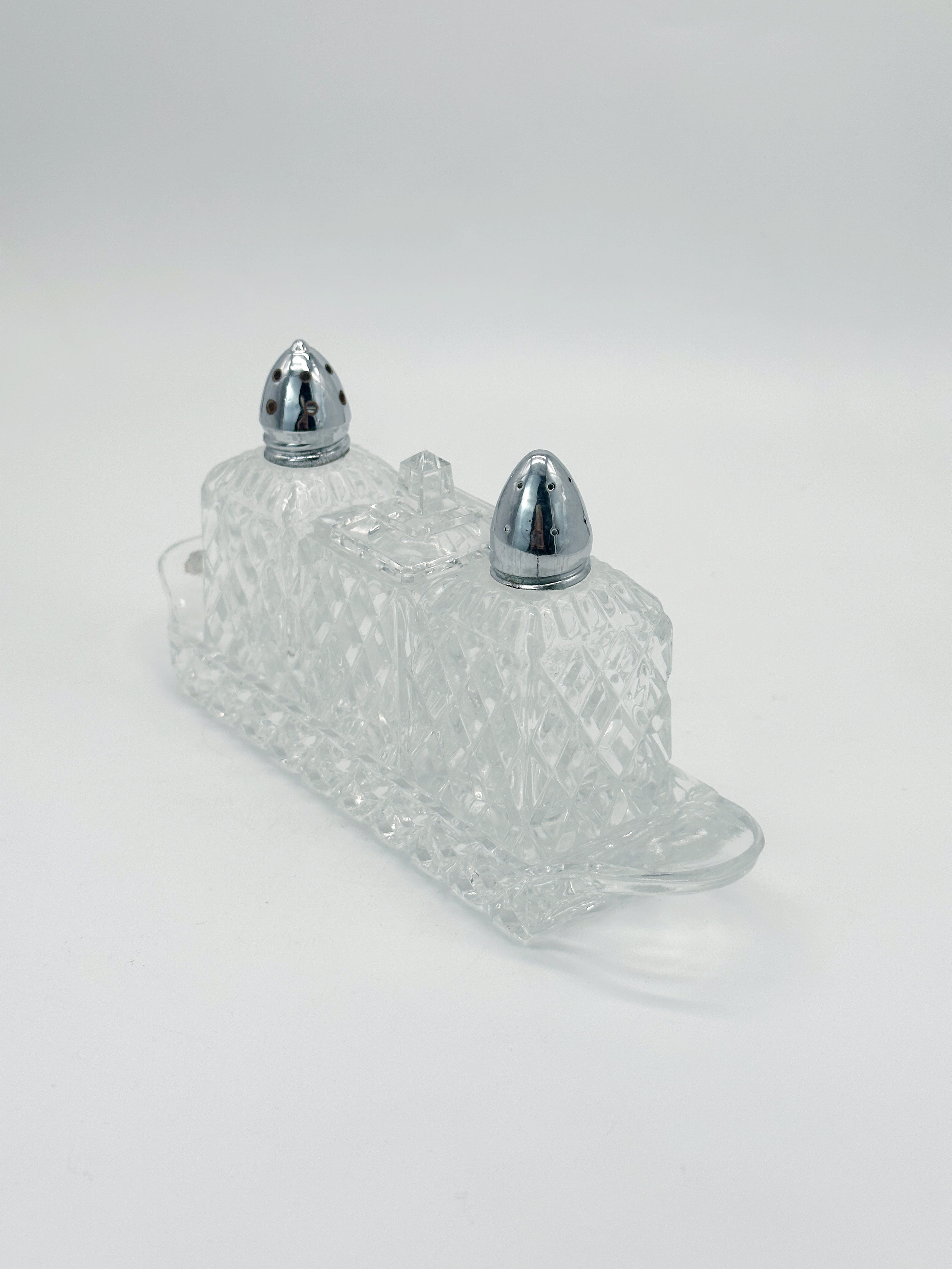 Funkelndes Gewürzset aus Bleikristall