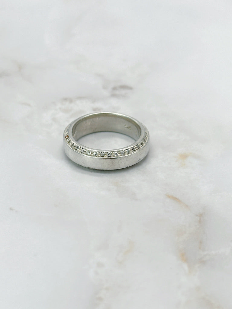 Band ring in 925 sterling silver