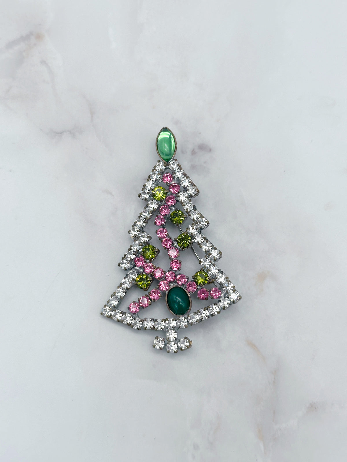 Gablonzer Christbaum-Brosche