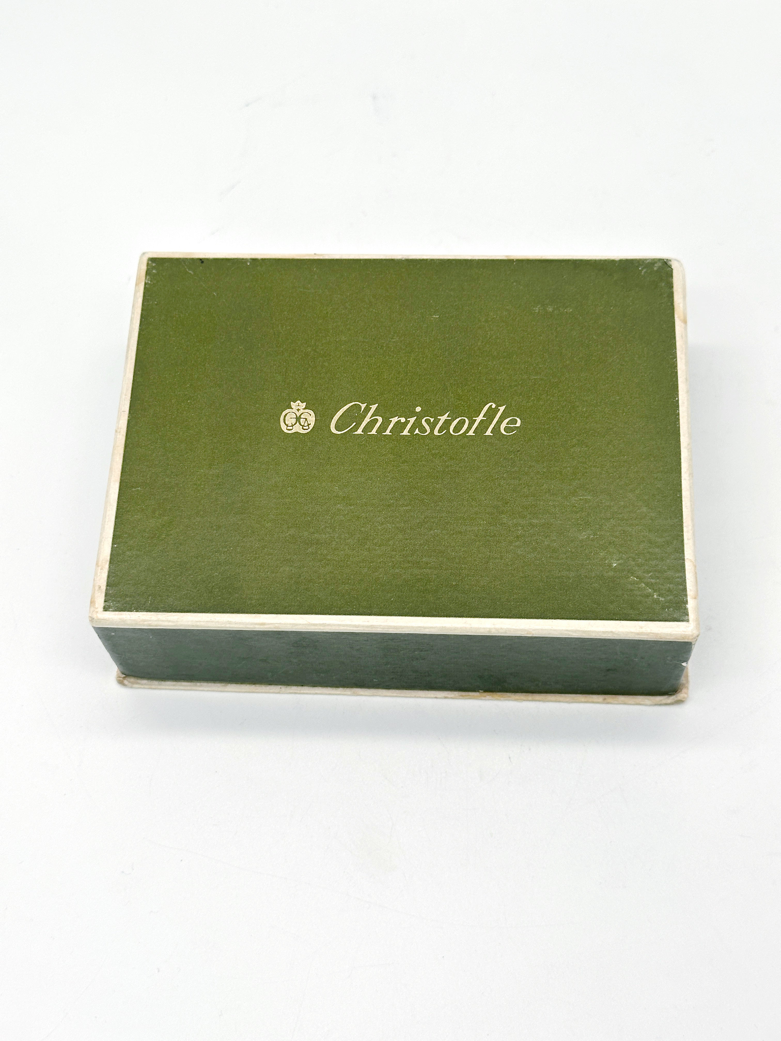 Versilberte Tischkartenhalter in Muschelform von Christofle Paris