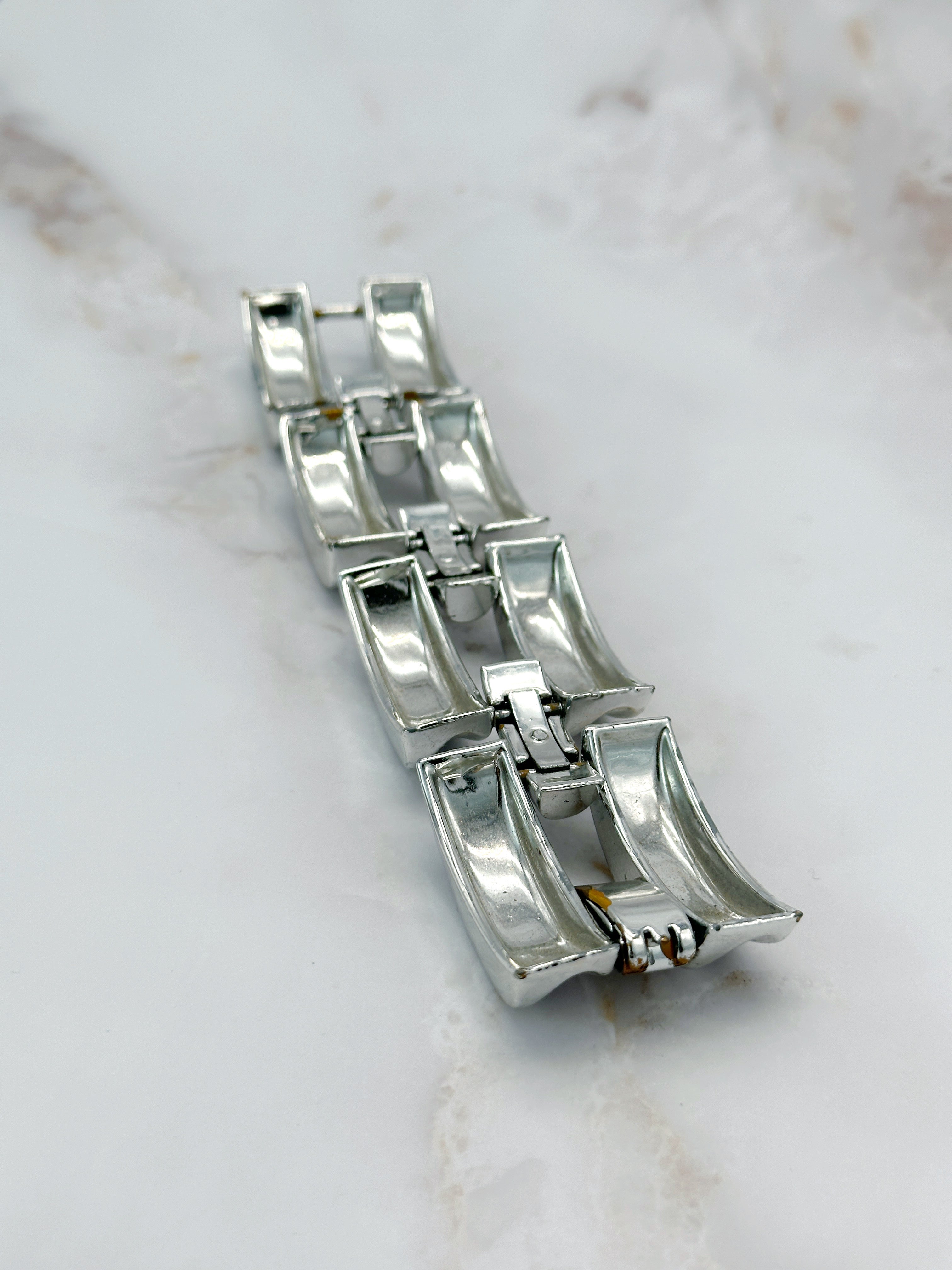Massives Vintage Statement-Gliederarmband