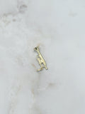Trompeten Charm Anhänger in 585 Gelbgold