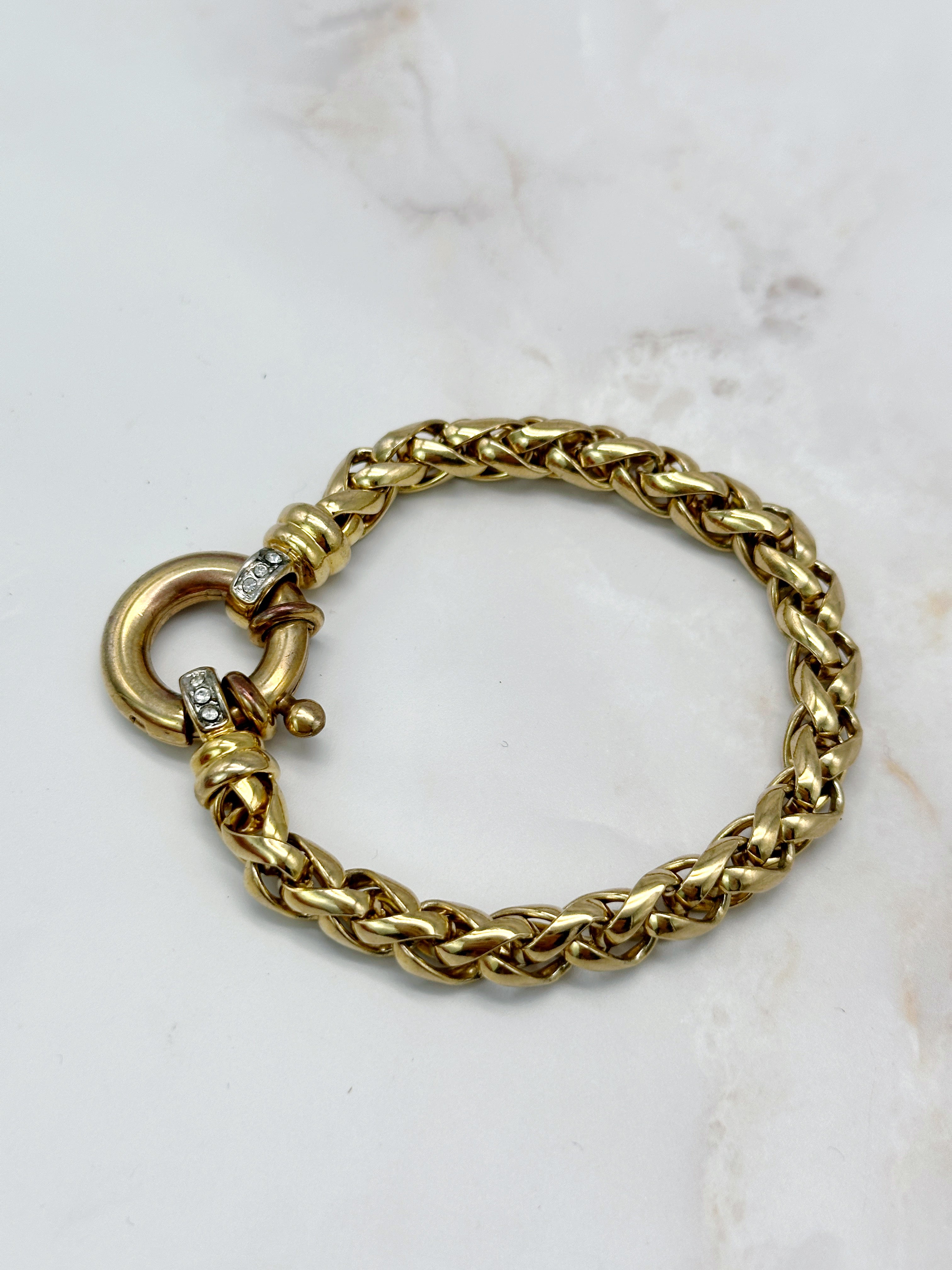 Vintage bracelet with jump ring