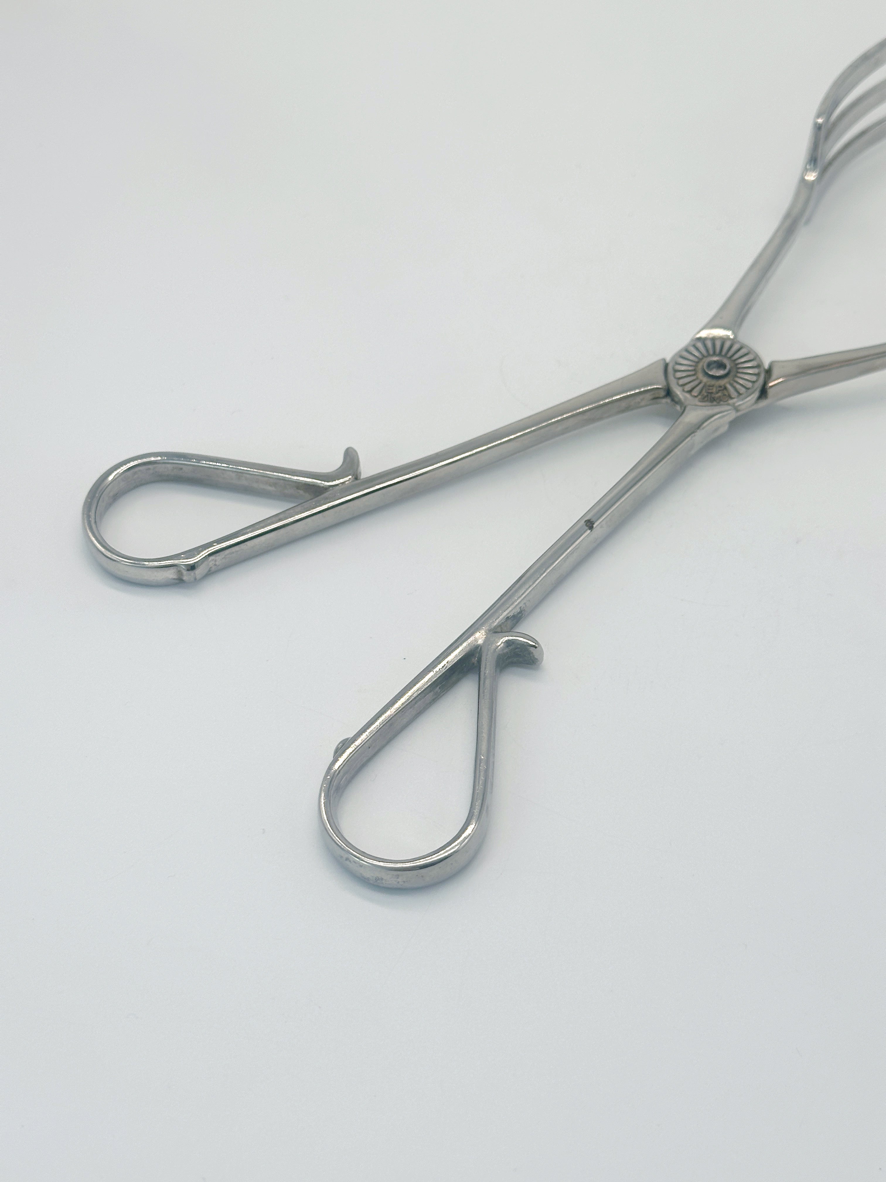 Elegante Vintage Gebäckzange versilbert