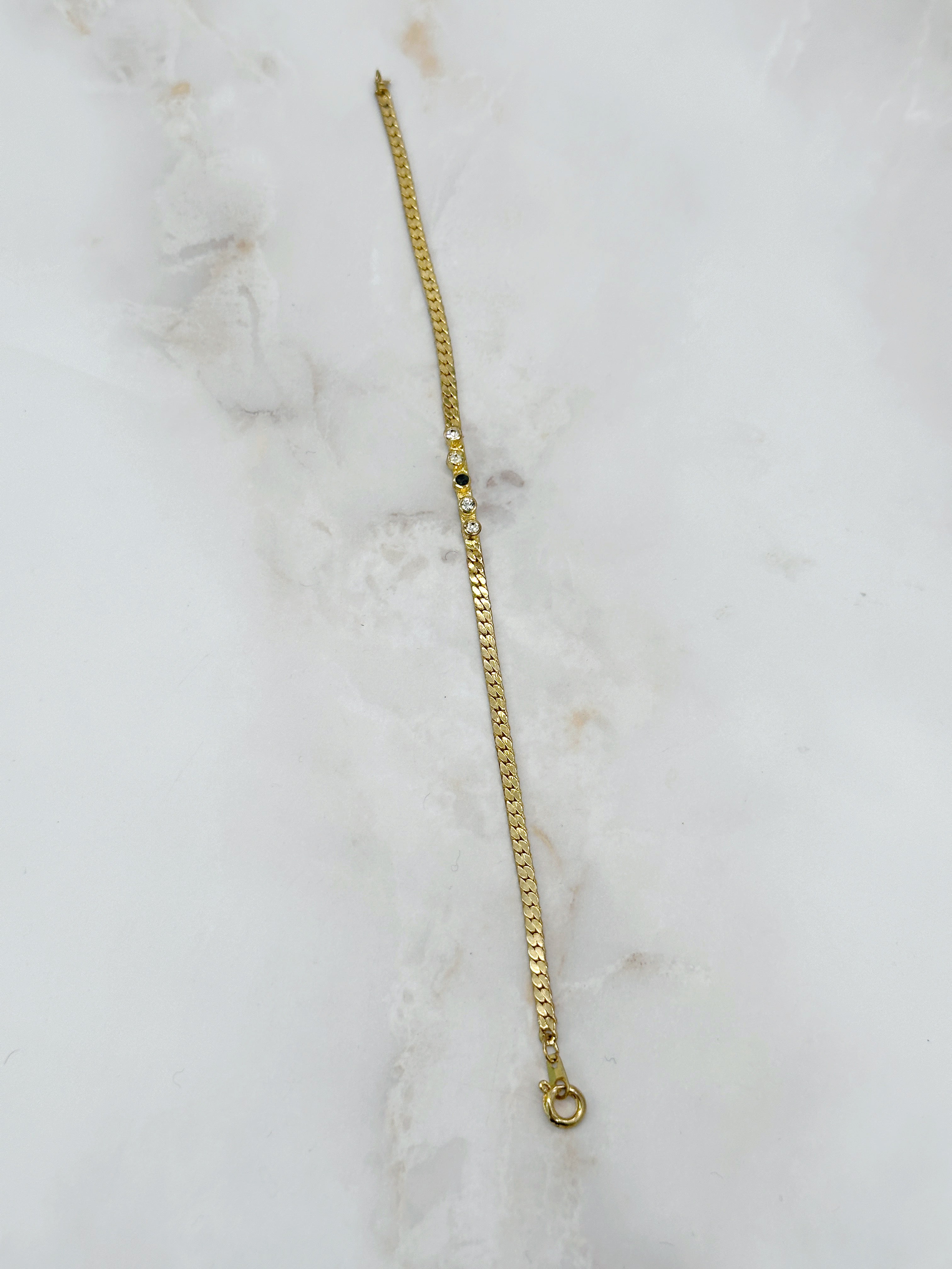 Filigranes vergoldetes Vintage-Armband