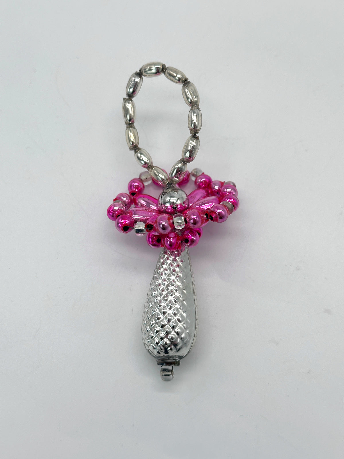 Gablonzer Christbaumanhänger in Schnullerform – Blau oder Rosa