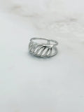Filigraner Statement Ring Silber