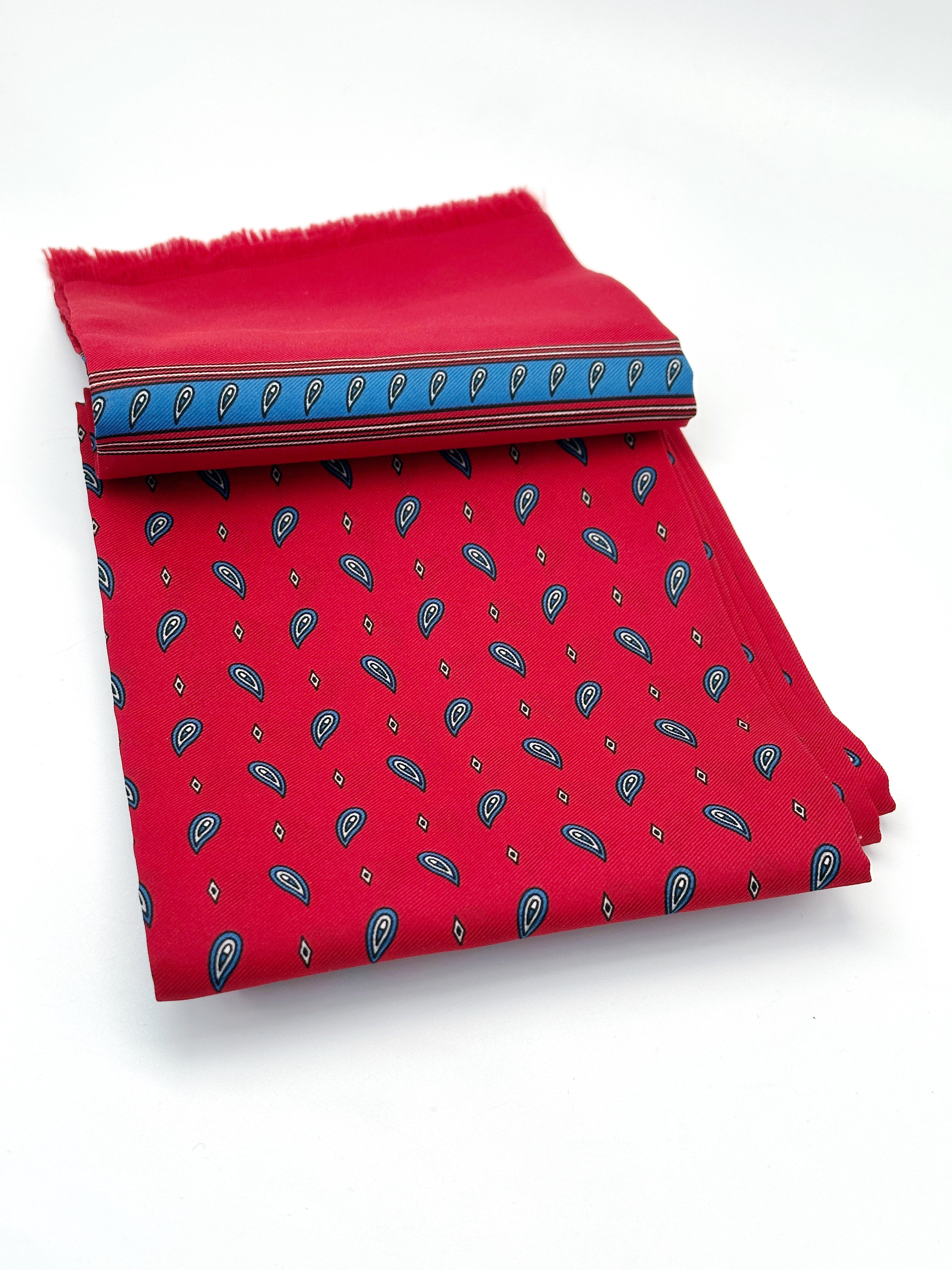 Elegant men's silk scarf