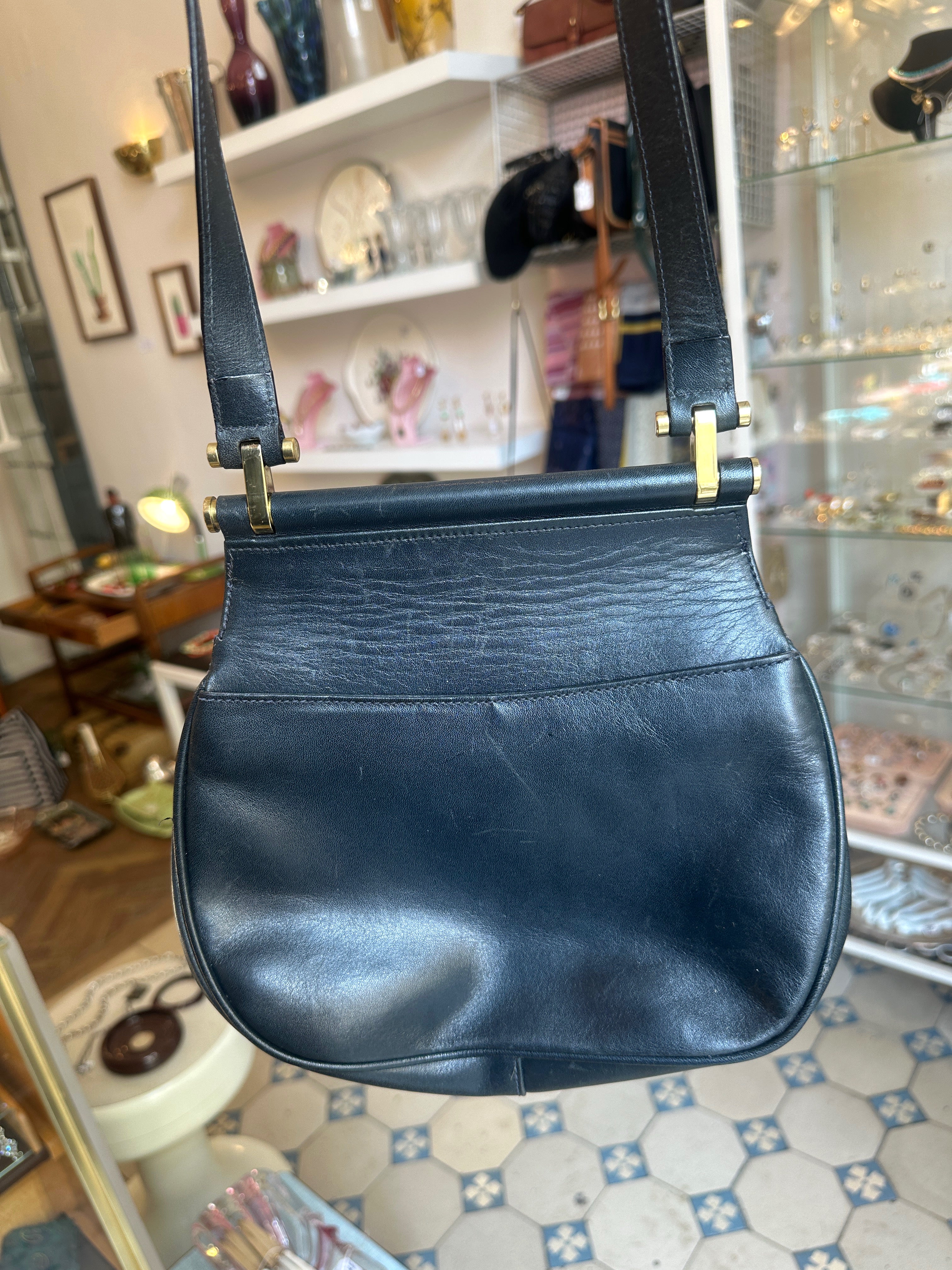 Vintage Handtasche von Etienne Aigner in Schwarz