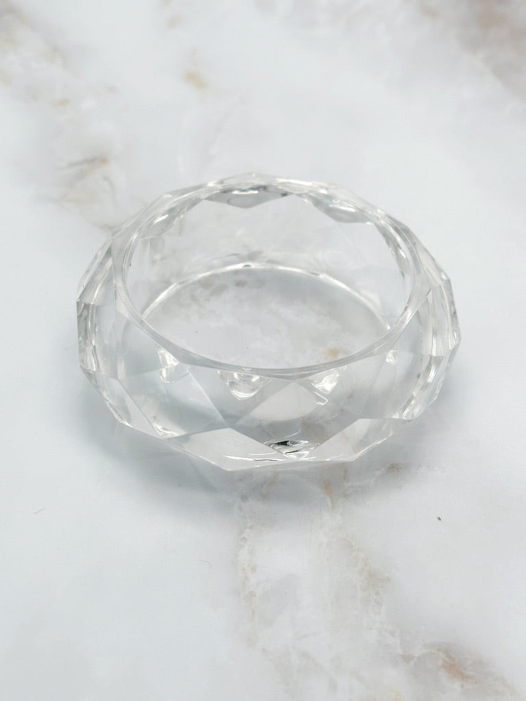 Vintage bangles with polished edges