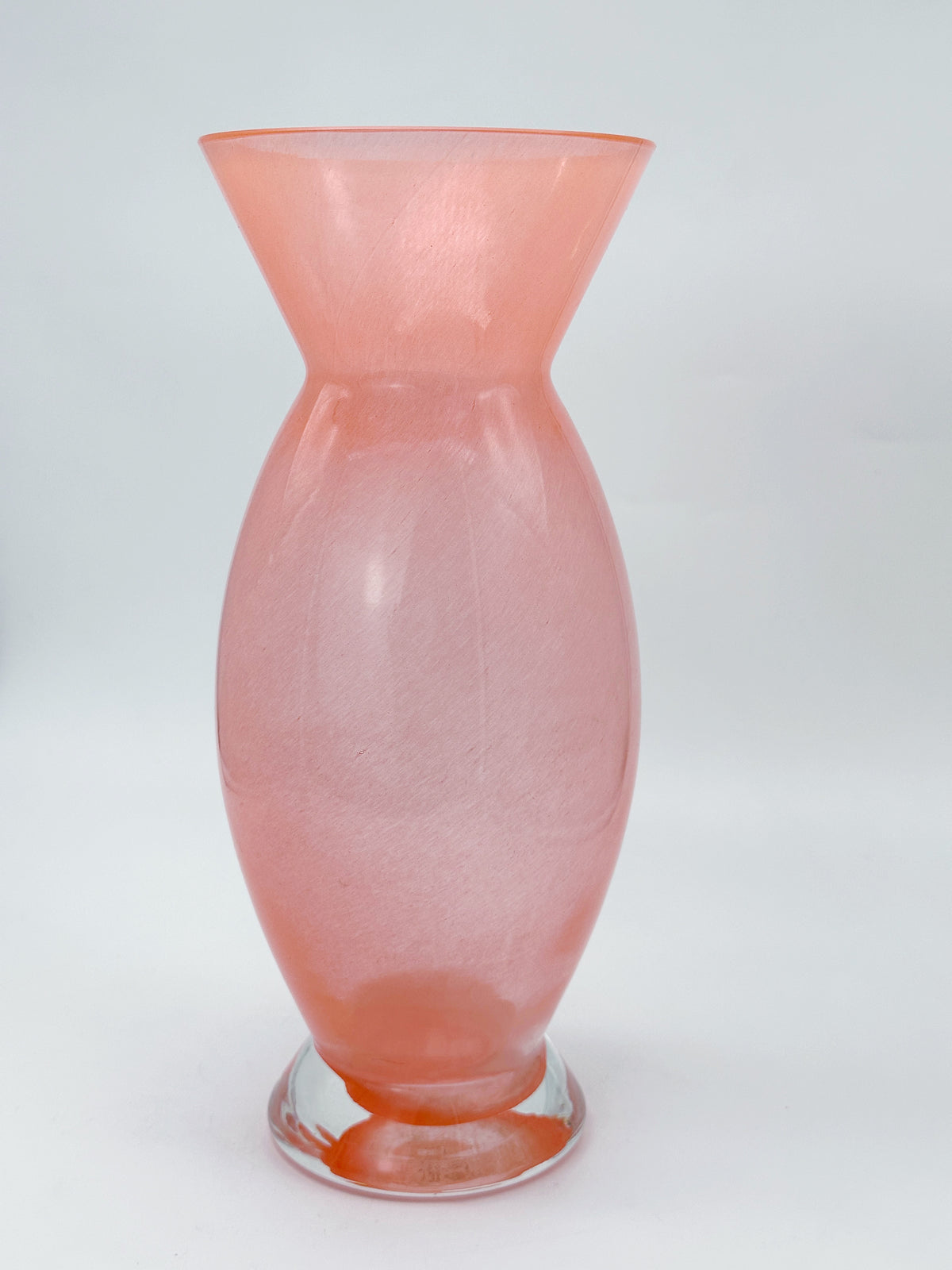 Vintage Glasvase in Orange