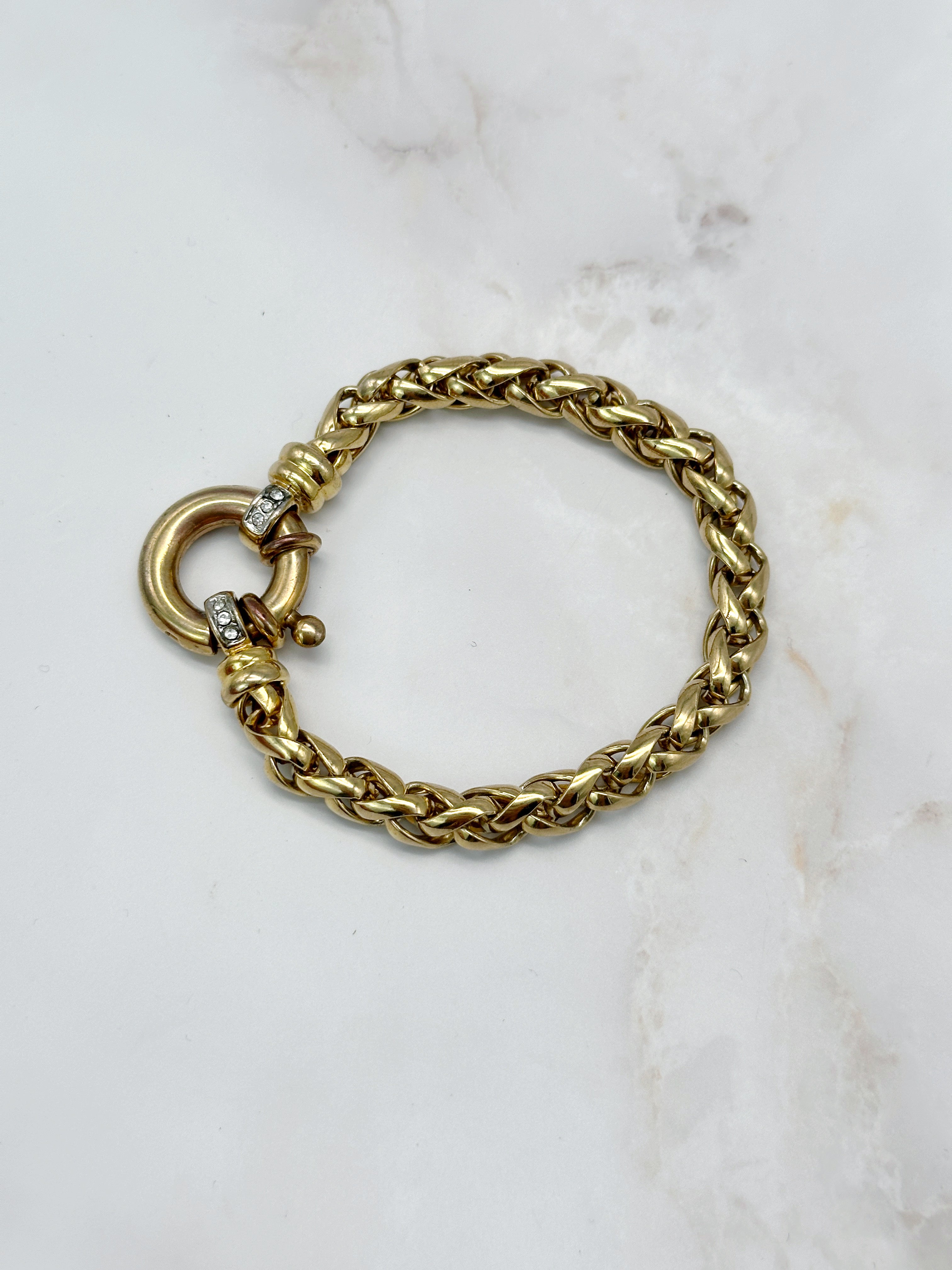 Vintage bracelet with jump ring