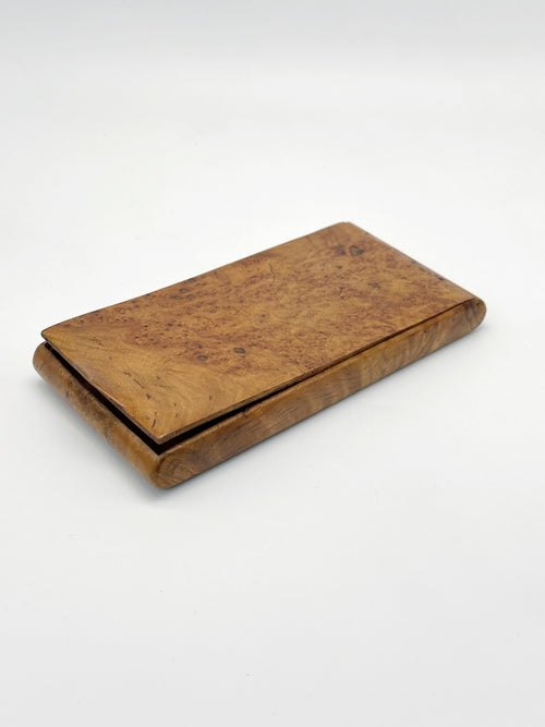 Antique wooden box with beautiful grain