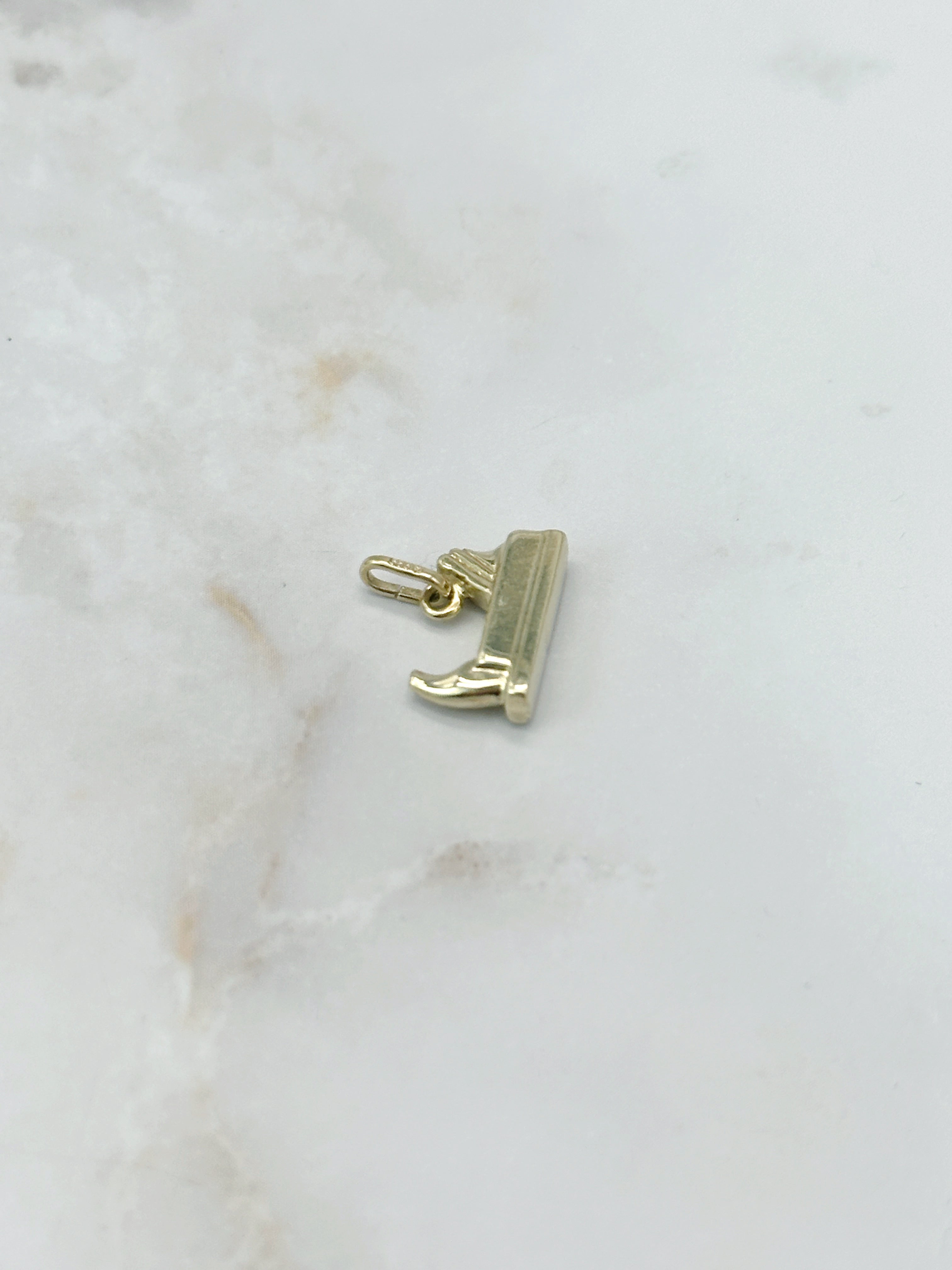 Hobel Anhänger in 585 Gelbgold