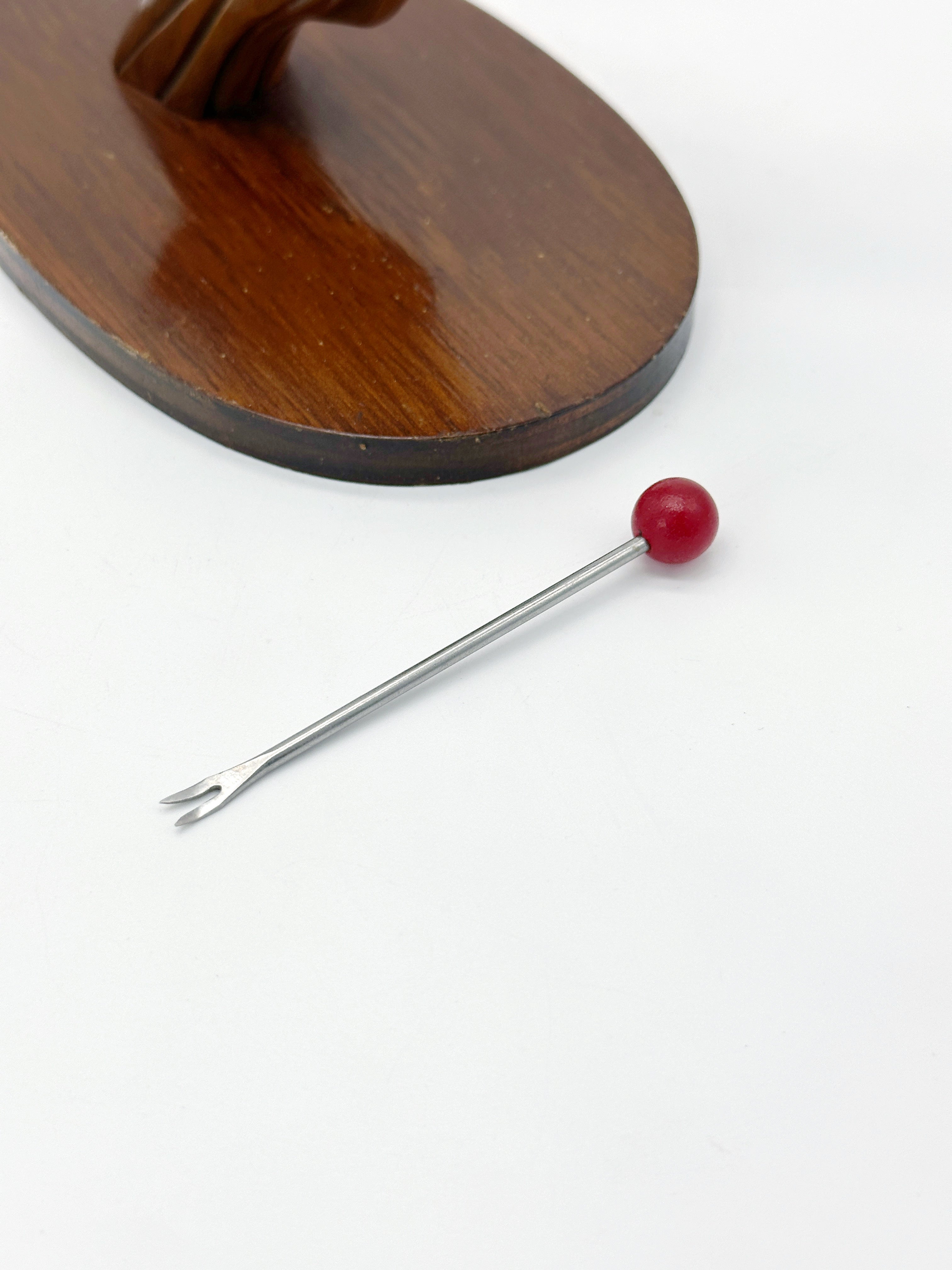 Vintage Eichhörnchen Aperitif-Set mit Spießchen