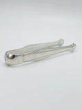 Elegant Art Deco sugar tongs silver-plated
