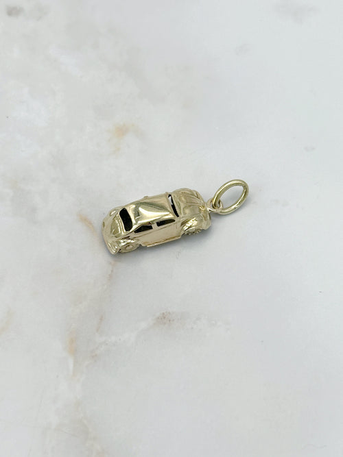 Anhänger Auto in 585 Gelbgold