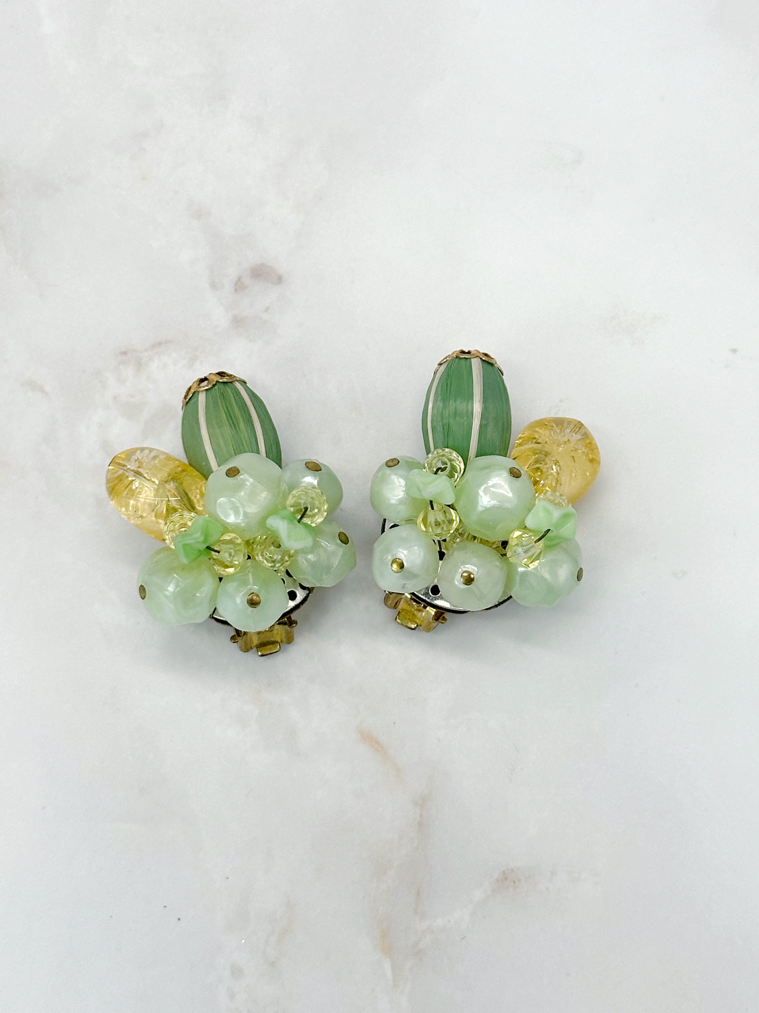 Vintage Ohrclips Made in Western Germany um 1950