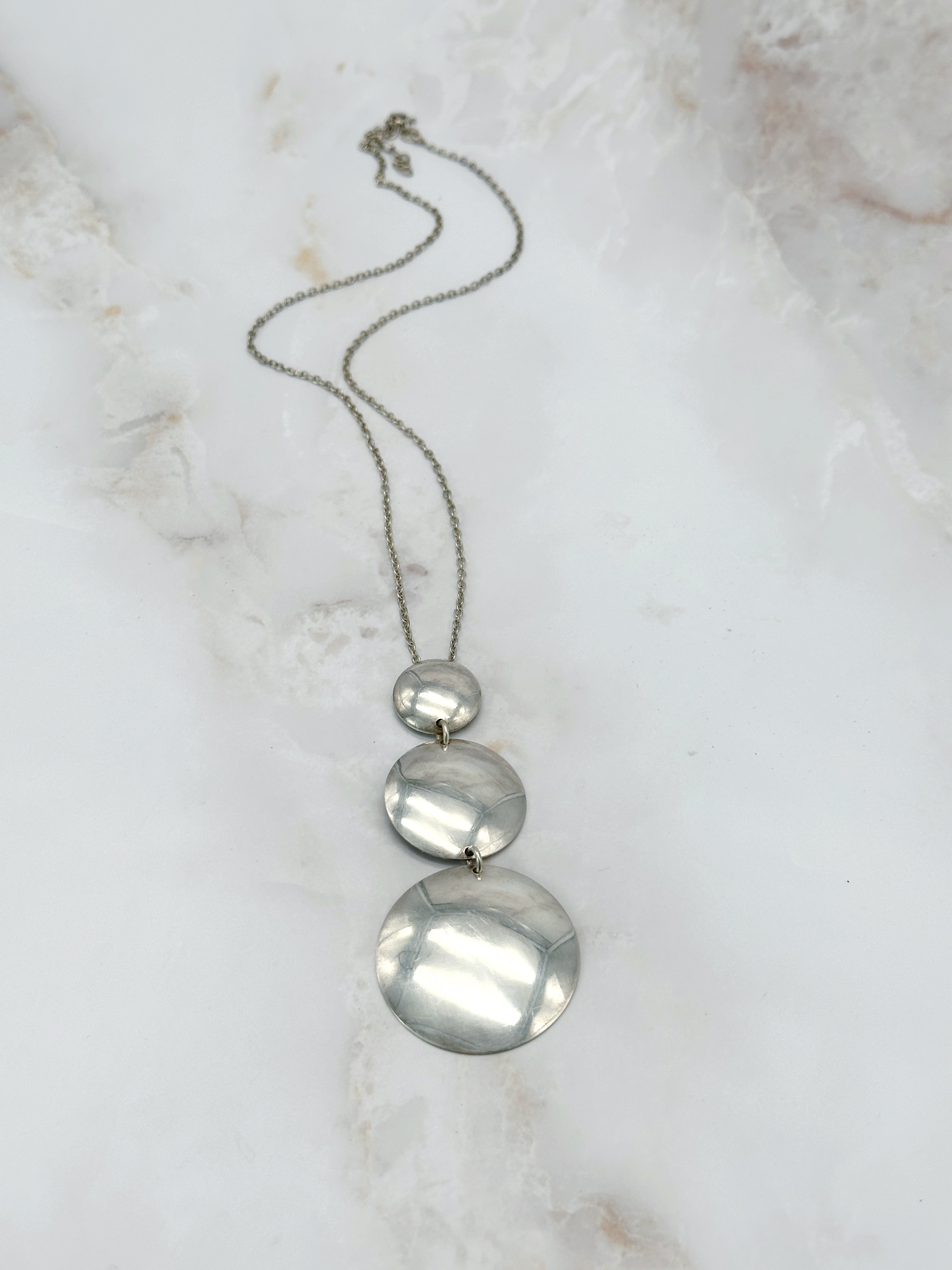 Zeitlose Vintage Silberkette mit Anhänger 925 Silber