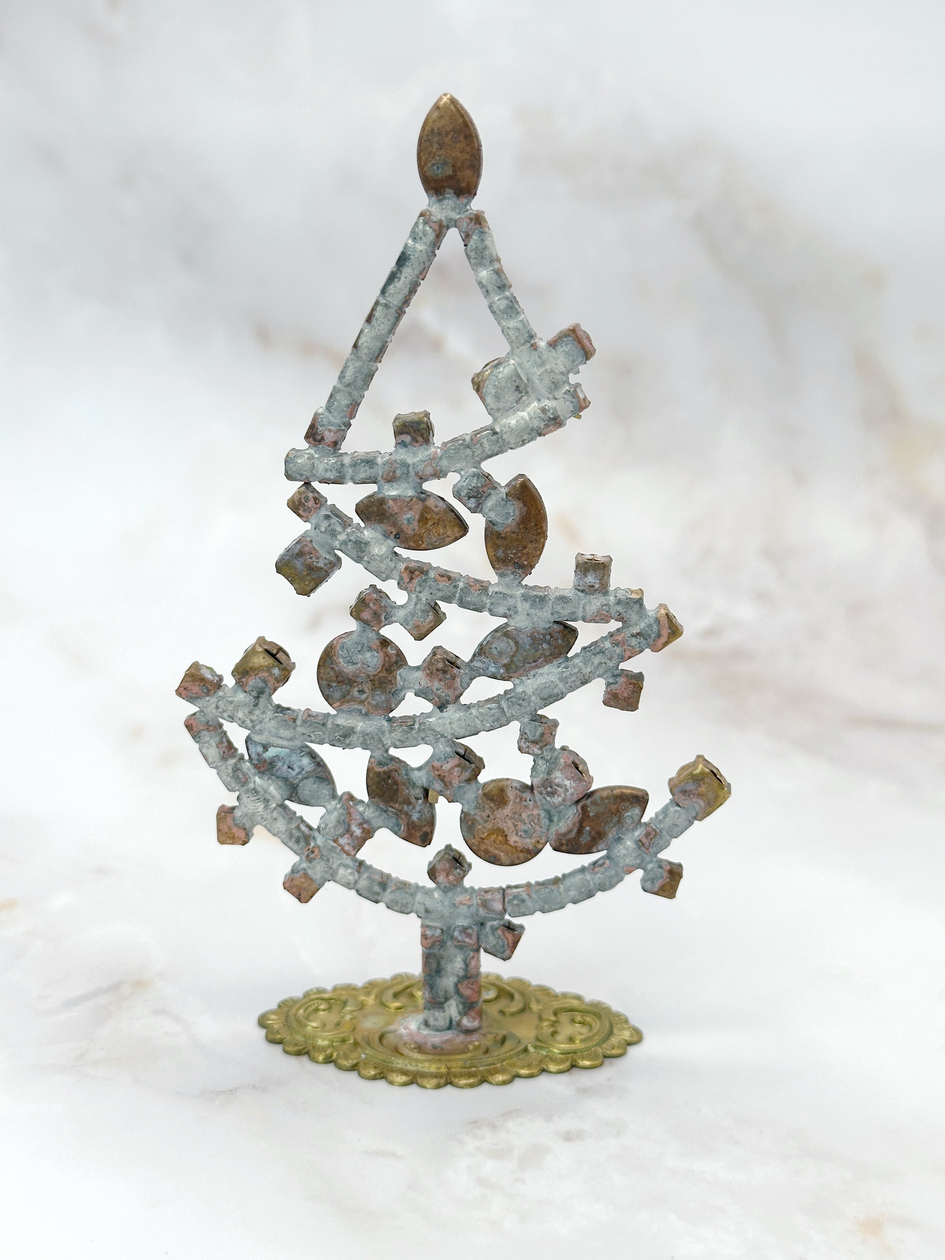 Abstrakter Gablonzer Design-Christbaum aus Strass